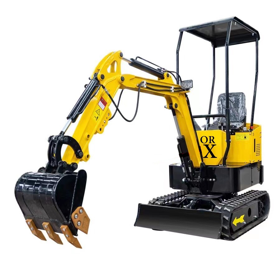 1 Ton TYPHON TERROR X STORM Mini Excavator – Hydraulic Thumb, Canopy, Bucket, USA