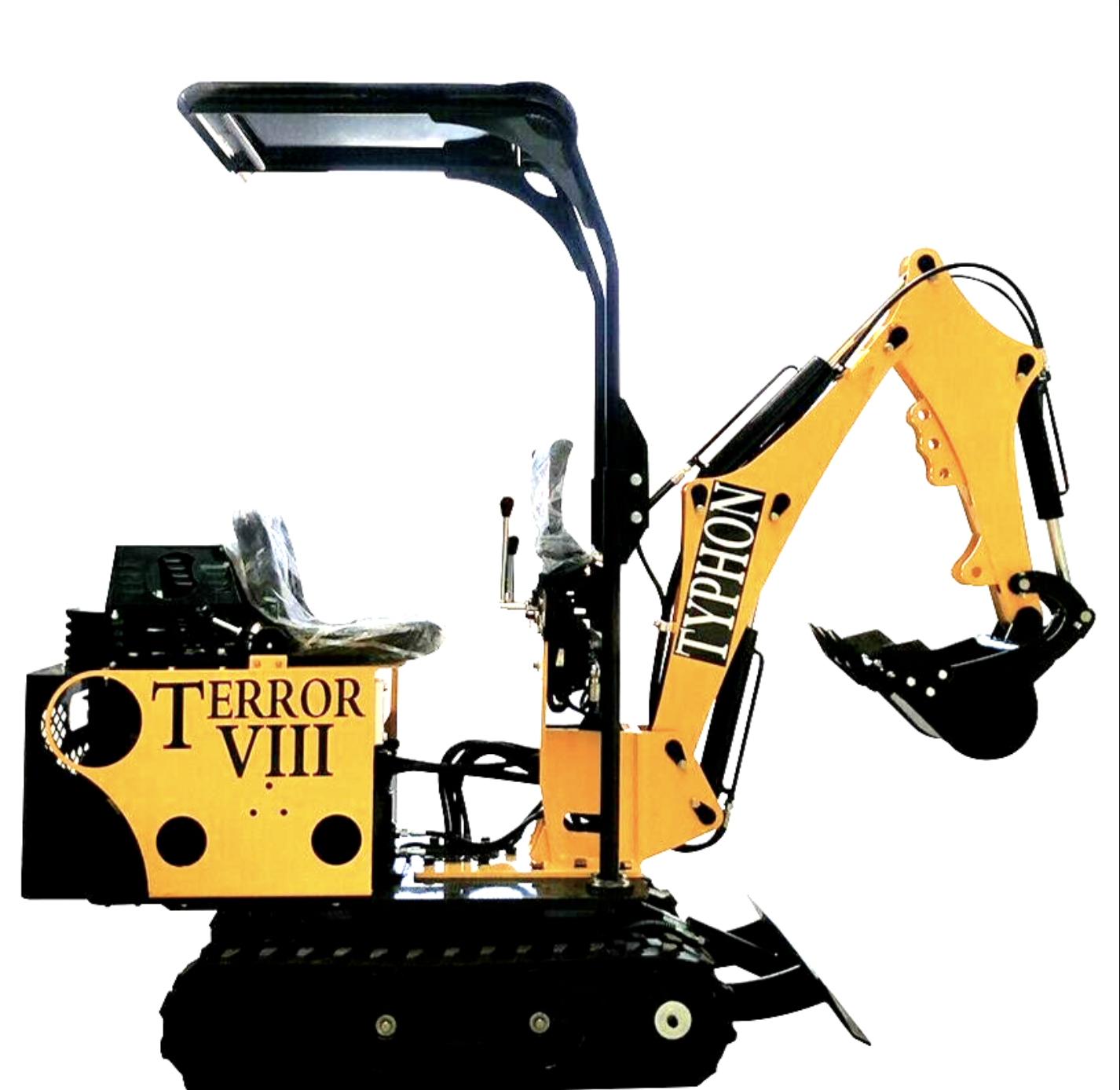 TYPHON TERROR On Tracks VIII 800kg Mini Excavator – Compact Power for Small Projects USA