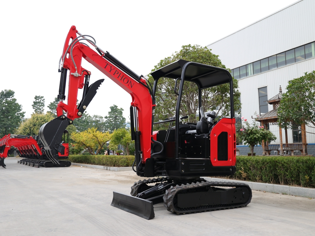 TYPHON TERROR X2 STORM 2.5 Ton Mini Excavator with Perkins Diesel Engine USA