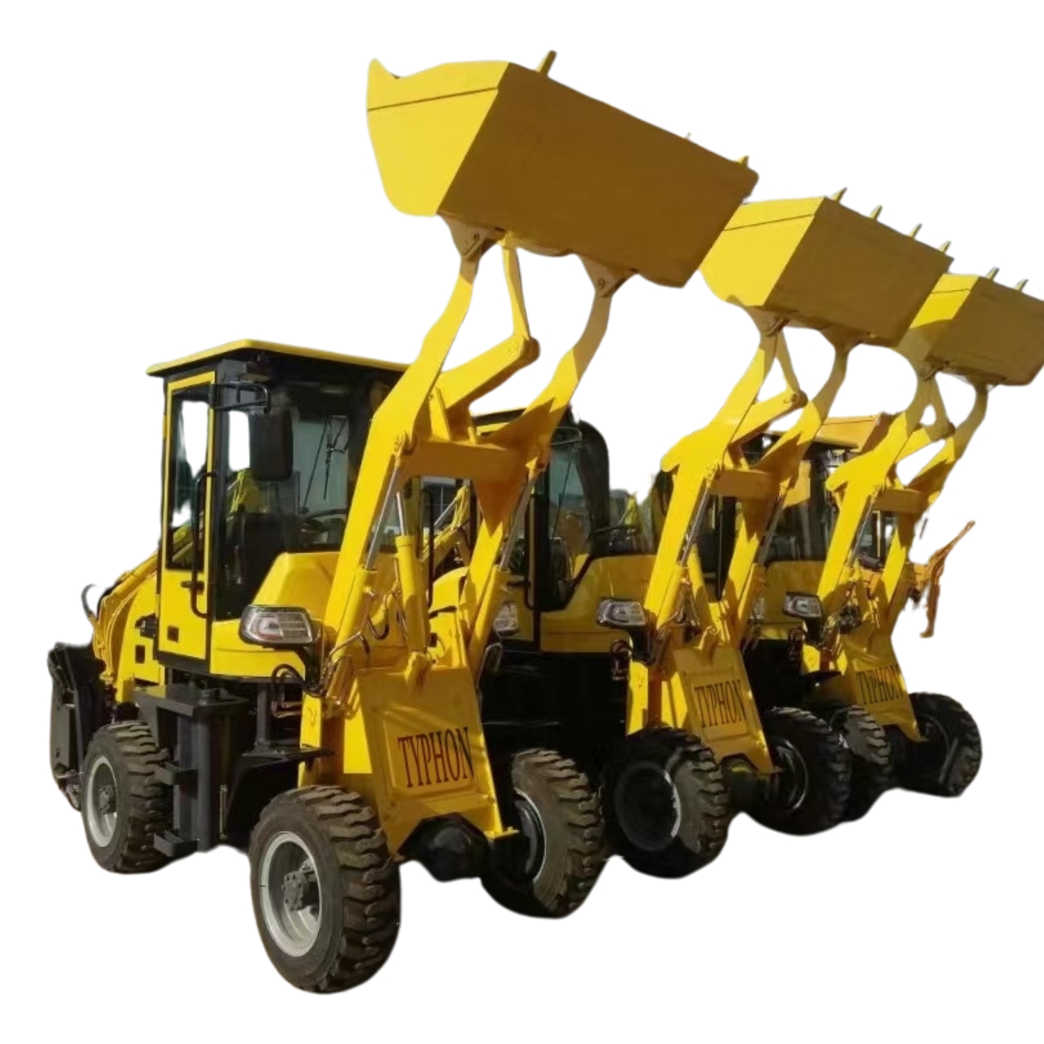 Brand New TYPHON TERROR 4WD Backhoe Loader – Heavy Duty USA-Made Construction Machine