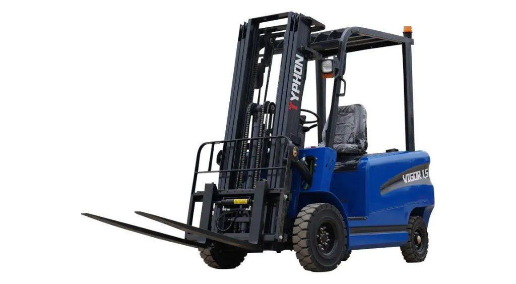 New 2025 TYPHON VIGOR 1.5 Blue Electric Forklift 1.5 Ton Lifter Lift Truck Jitney