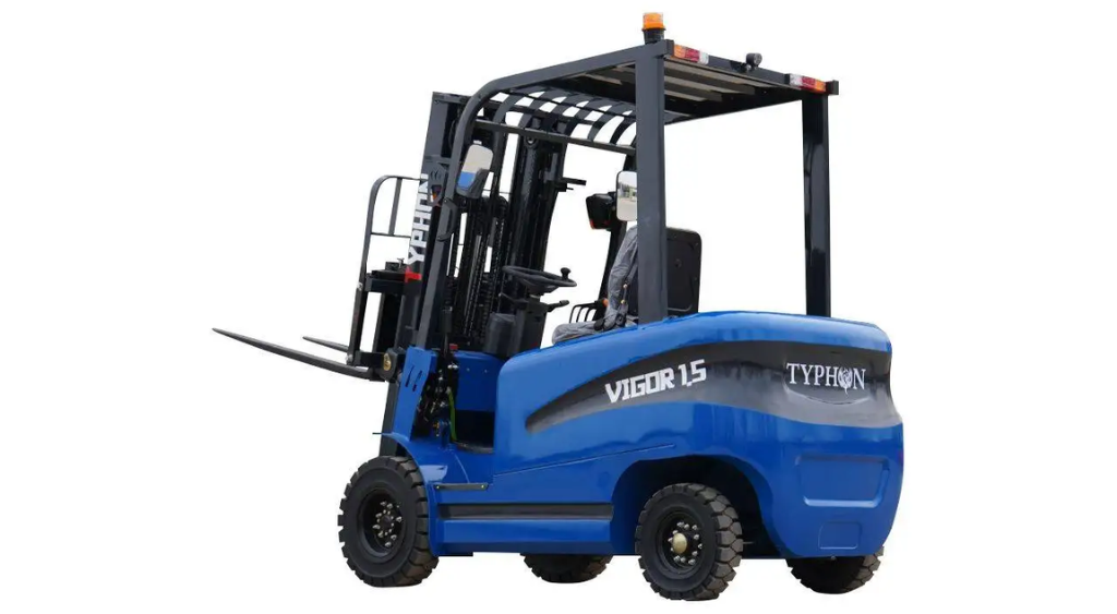 New 2025 TYPHON VIGOR 1.5 Blue Electric Forklift 1.5 Ton Lifter Lift Truck Jitney