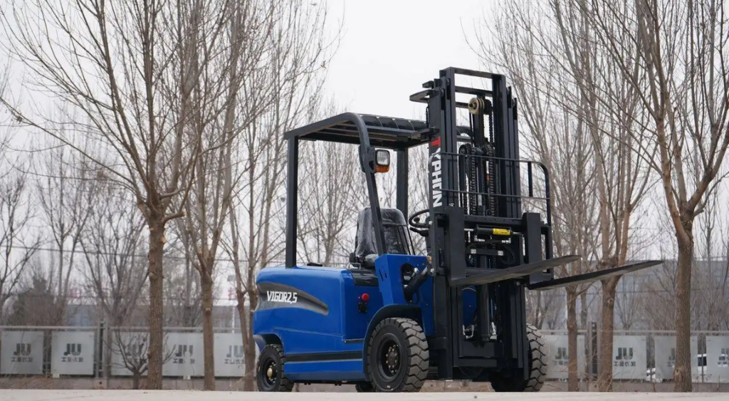 New 2025 TYPHON VIGOR 2.5 Blue Electric Forklift 2.5 Ton Lifter Lift Truck