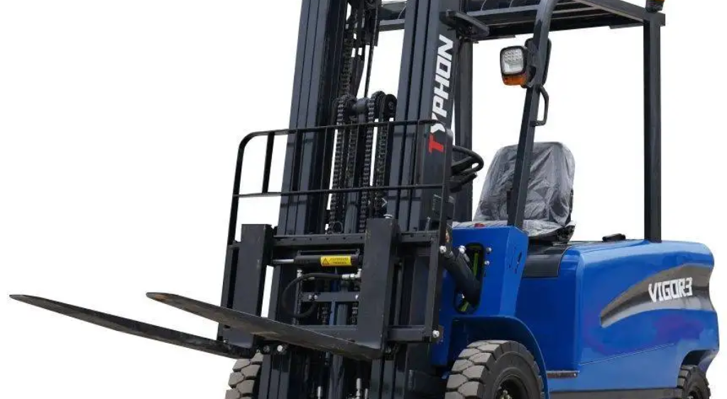 New 2025 TYPHON VIGOR 3.0 Blue Electric Forklift 3 Ton Lifter Lift Truck