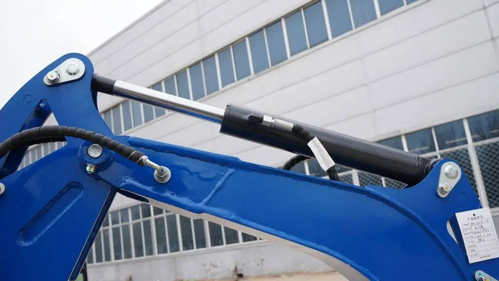 TYPHON TERROR XI STORM Mini Excavator – 1.1 Ton Trench Digger with Boom Swing, Hydraulic Thumb Clip, Bucket