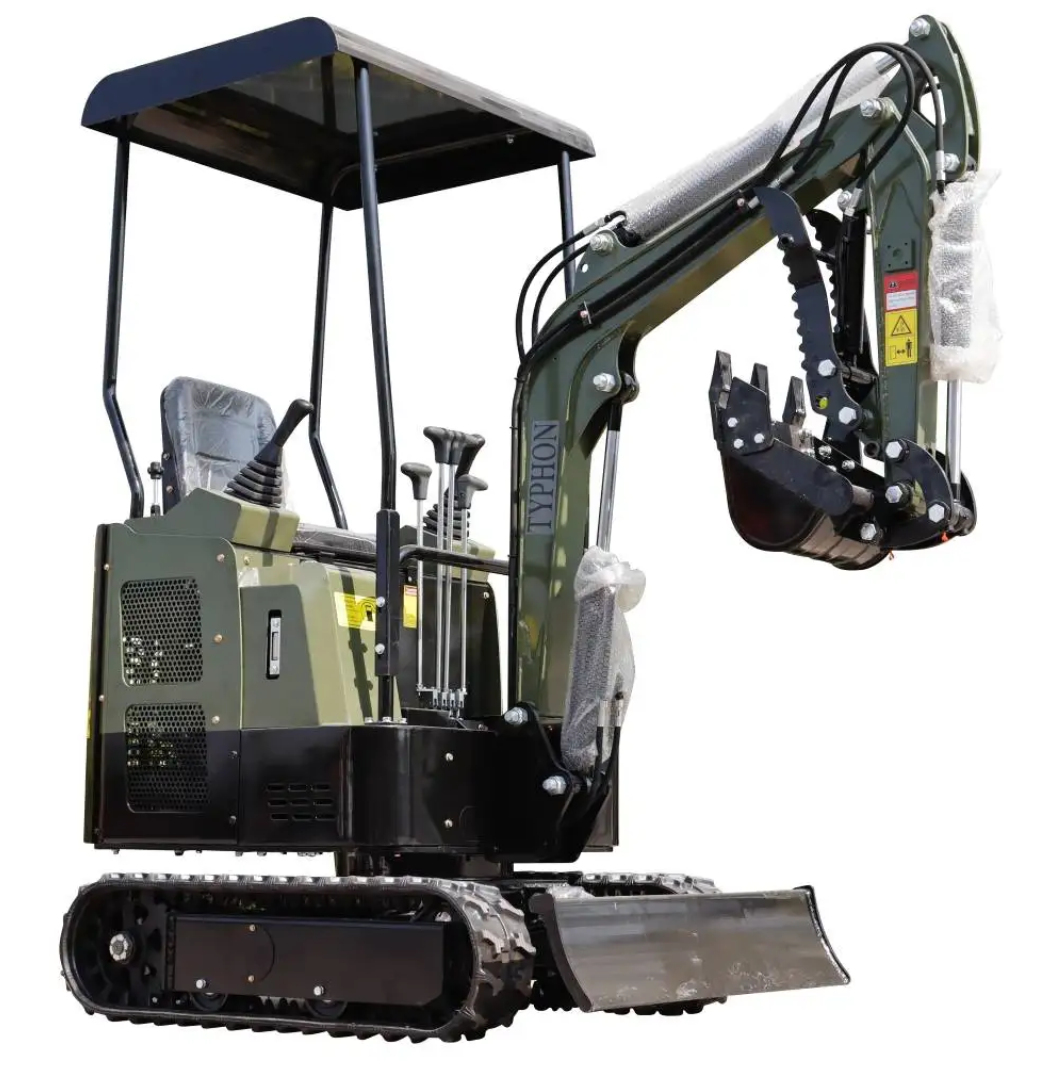 TYPHON TERROR XV STORM Mini Excavator – 1.05 Ton Trench Digger Engine USA