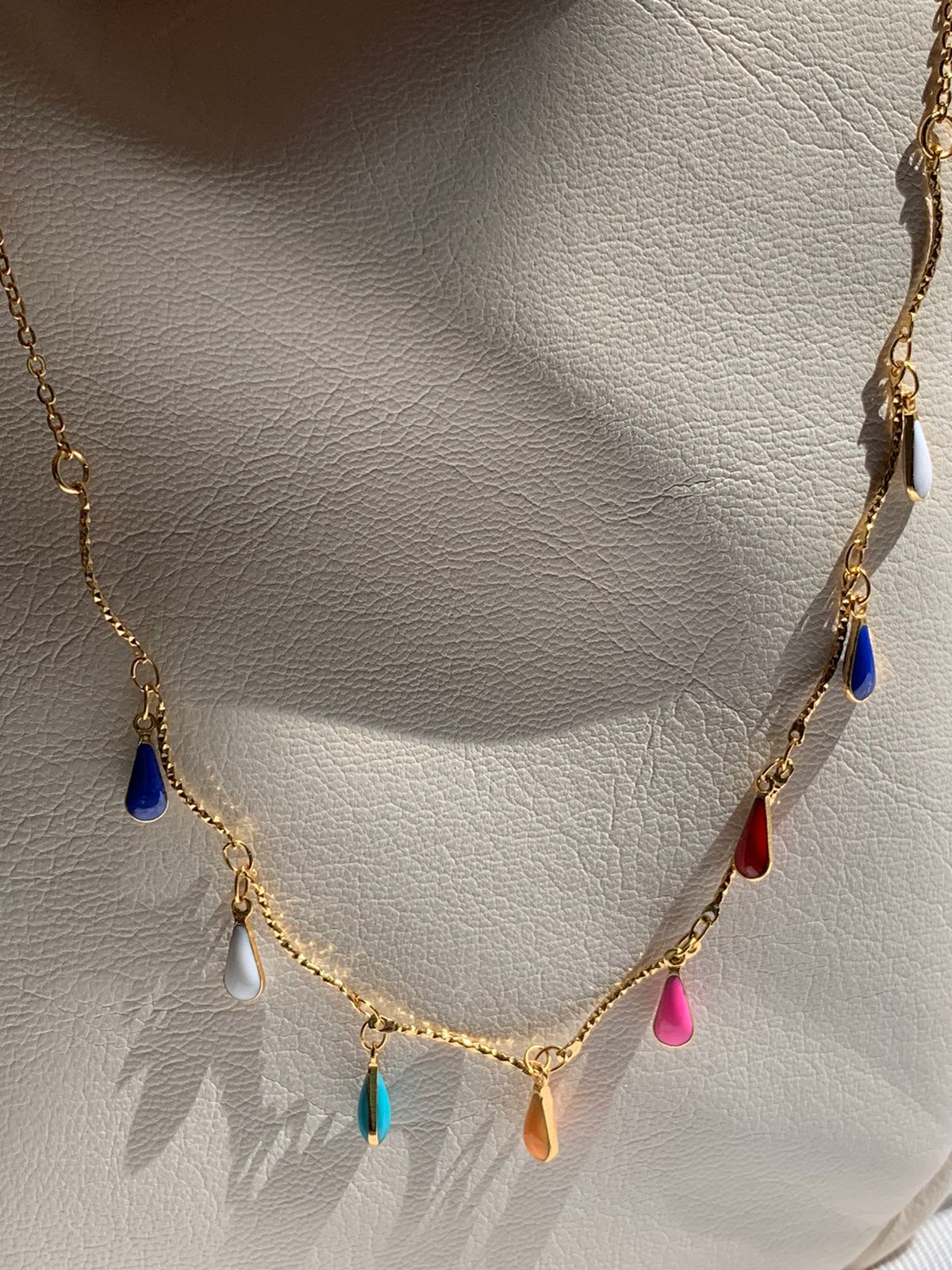 Choker Colorful Drops