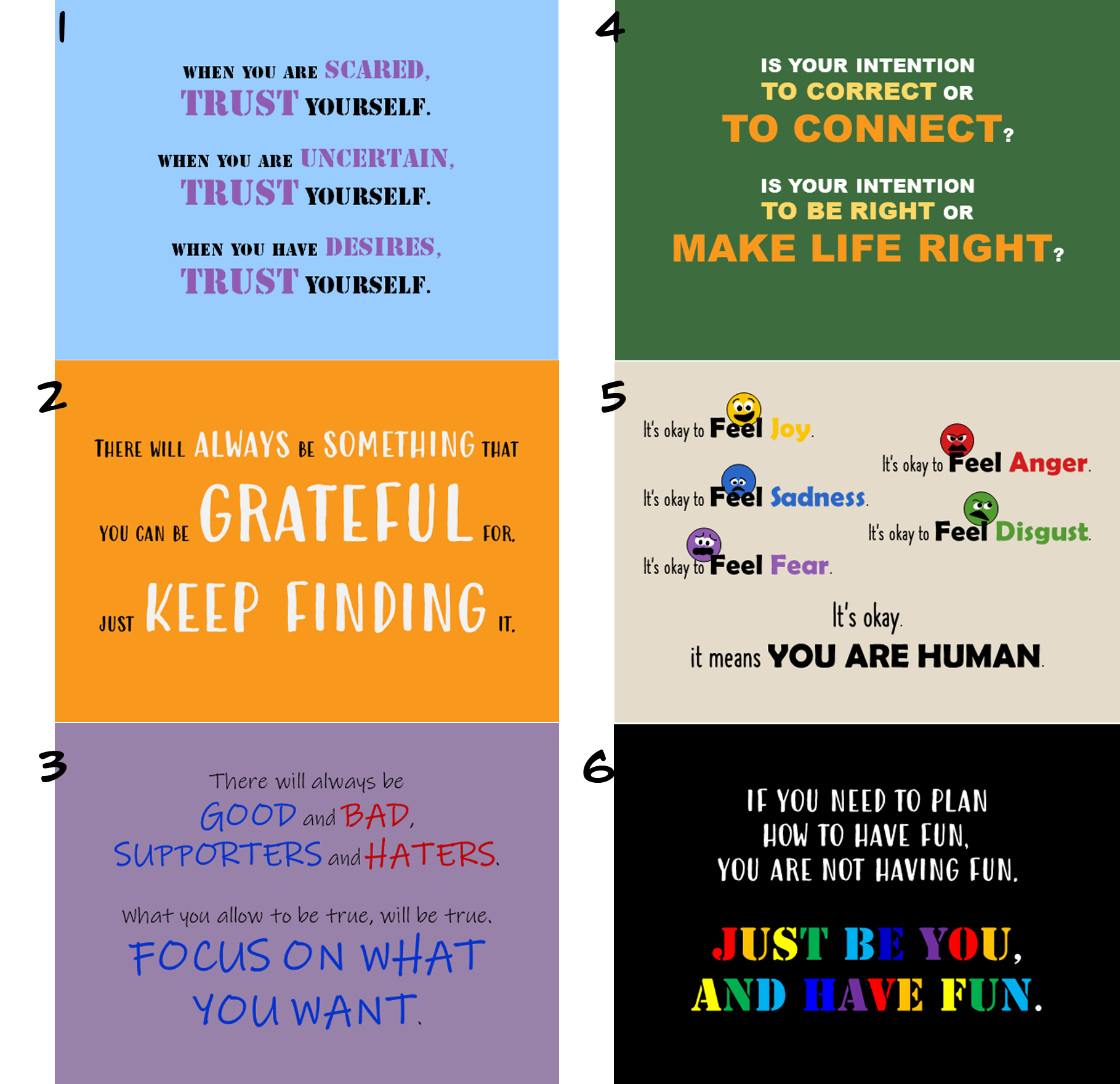Quotation Postcards