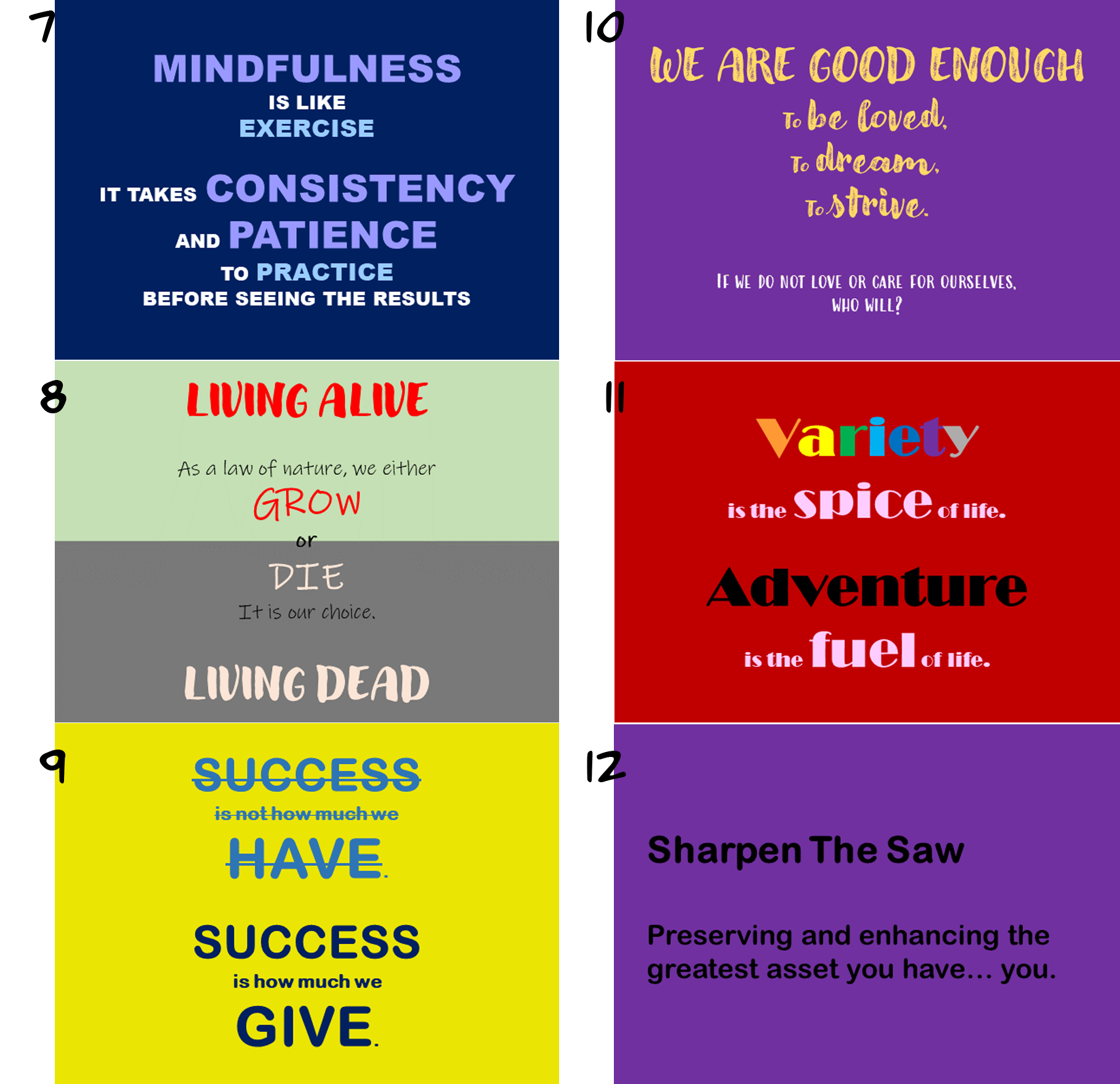 Quotation Postcards