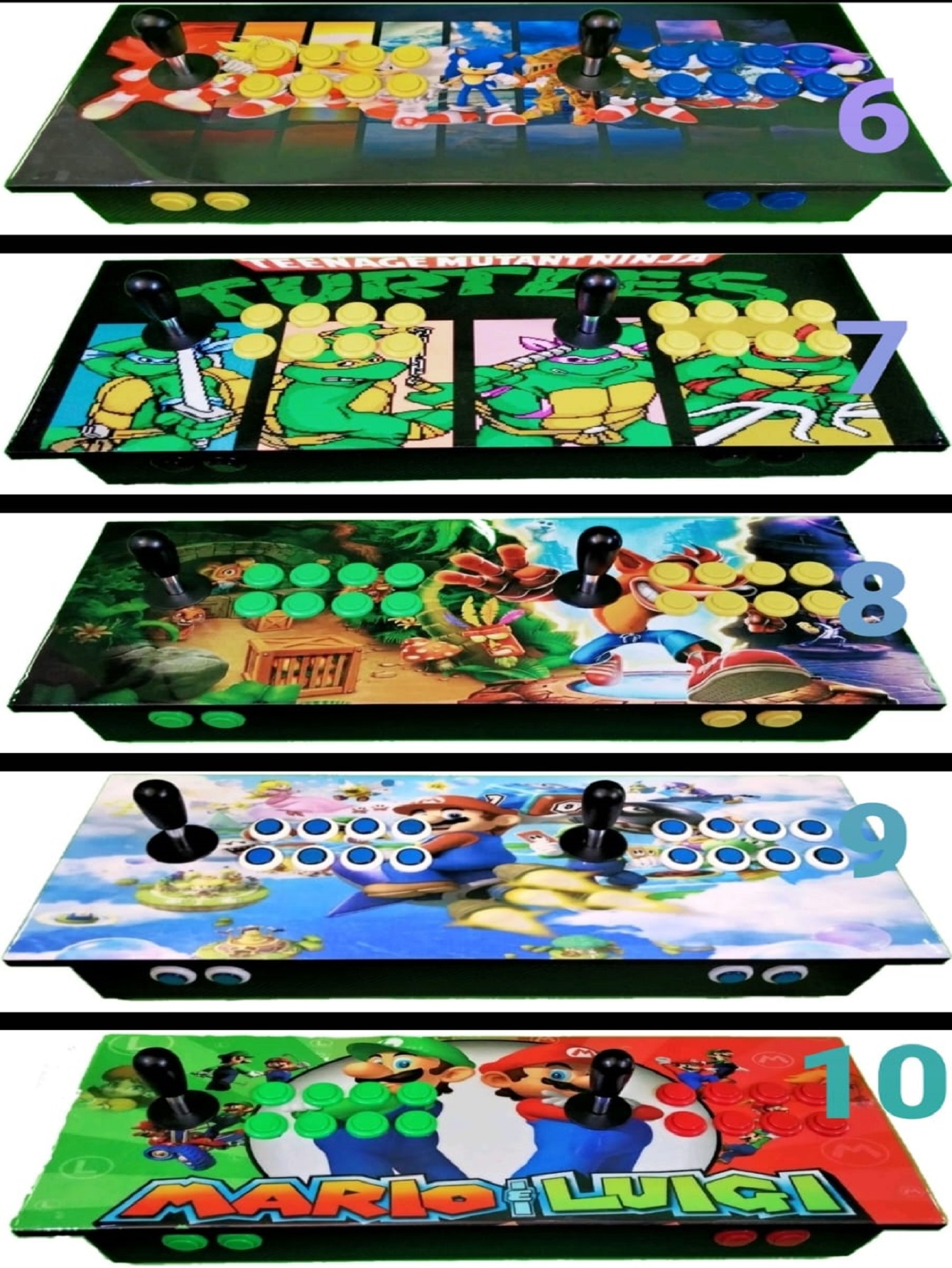 Tablero Smart Arcade 2P Básico 18 mil juegos HDMI