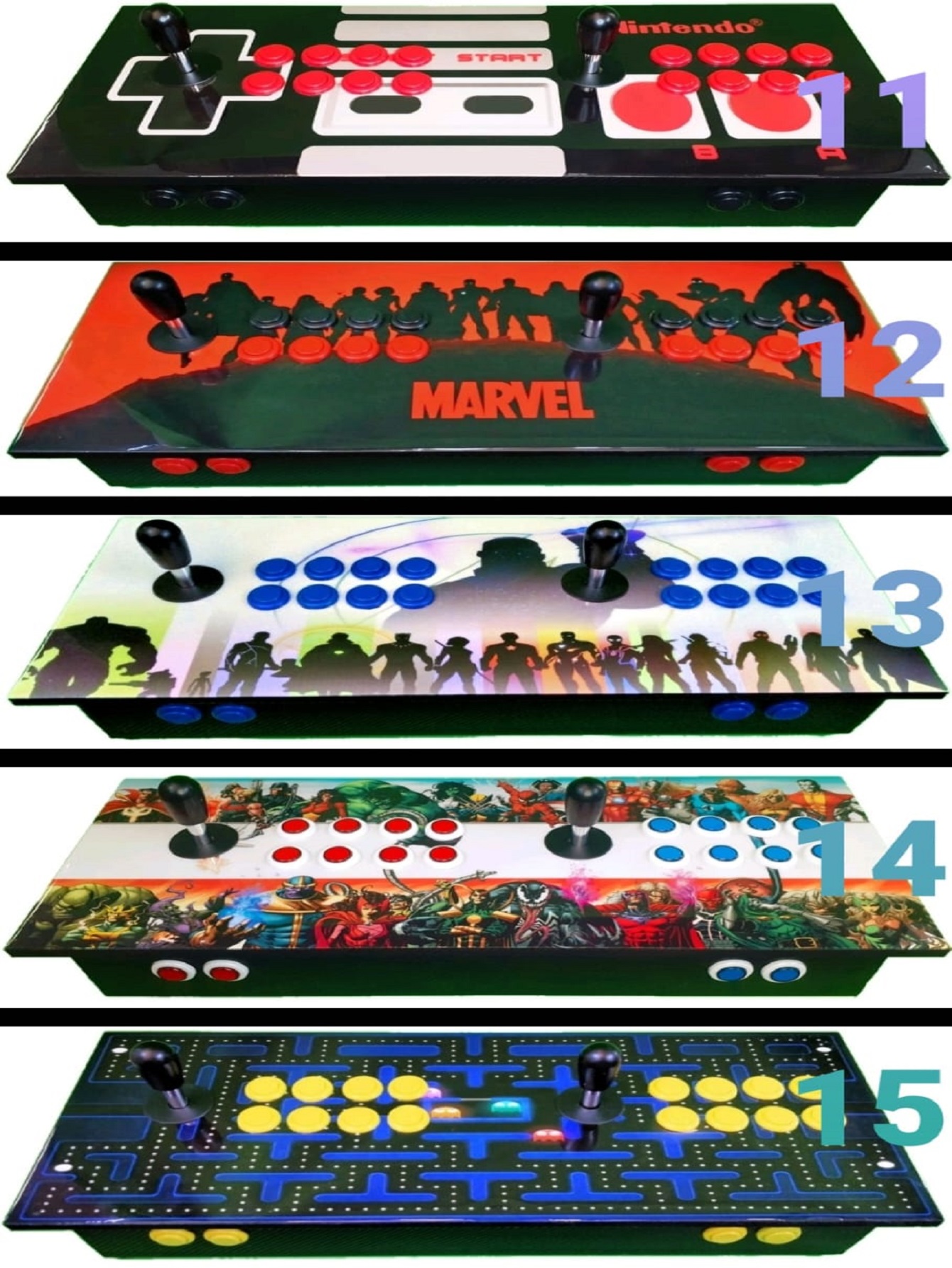 Tablero Smart Arcade 2P Básico 18 mil juegos HDMI