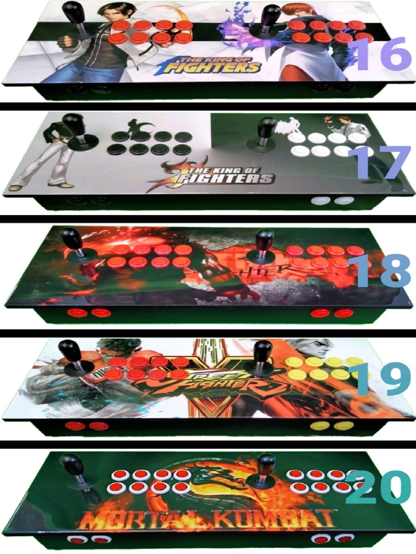 Tablero Smart Arcade 2P Básico 18 mil juegos HDMI