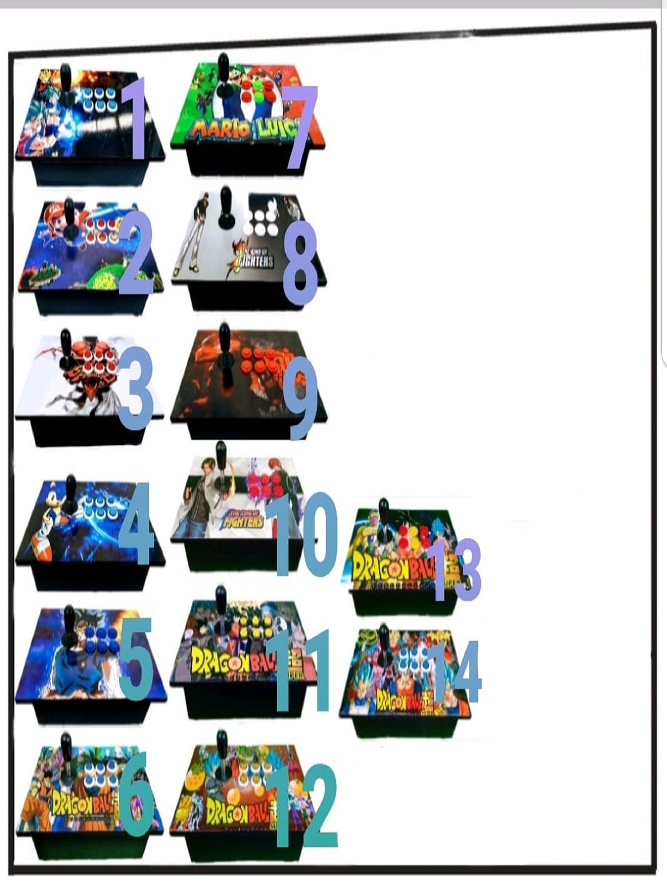 Tablero Smart Arcade 1P Básico 18 mil juegos HDMI