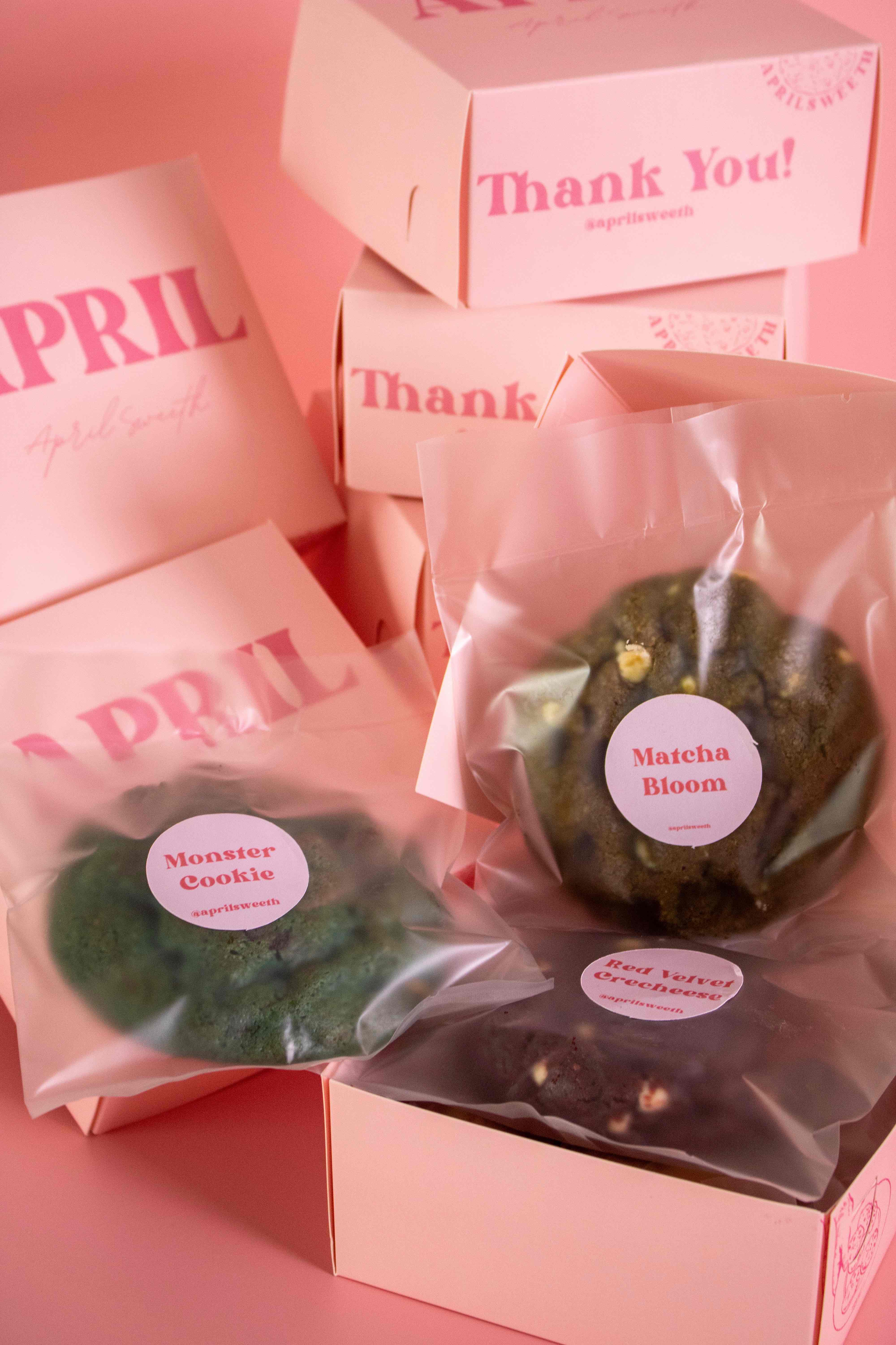 Box of 3 Soft Baked Cookies AprilSweeth 