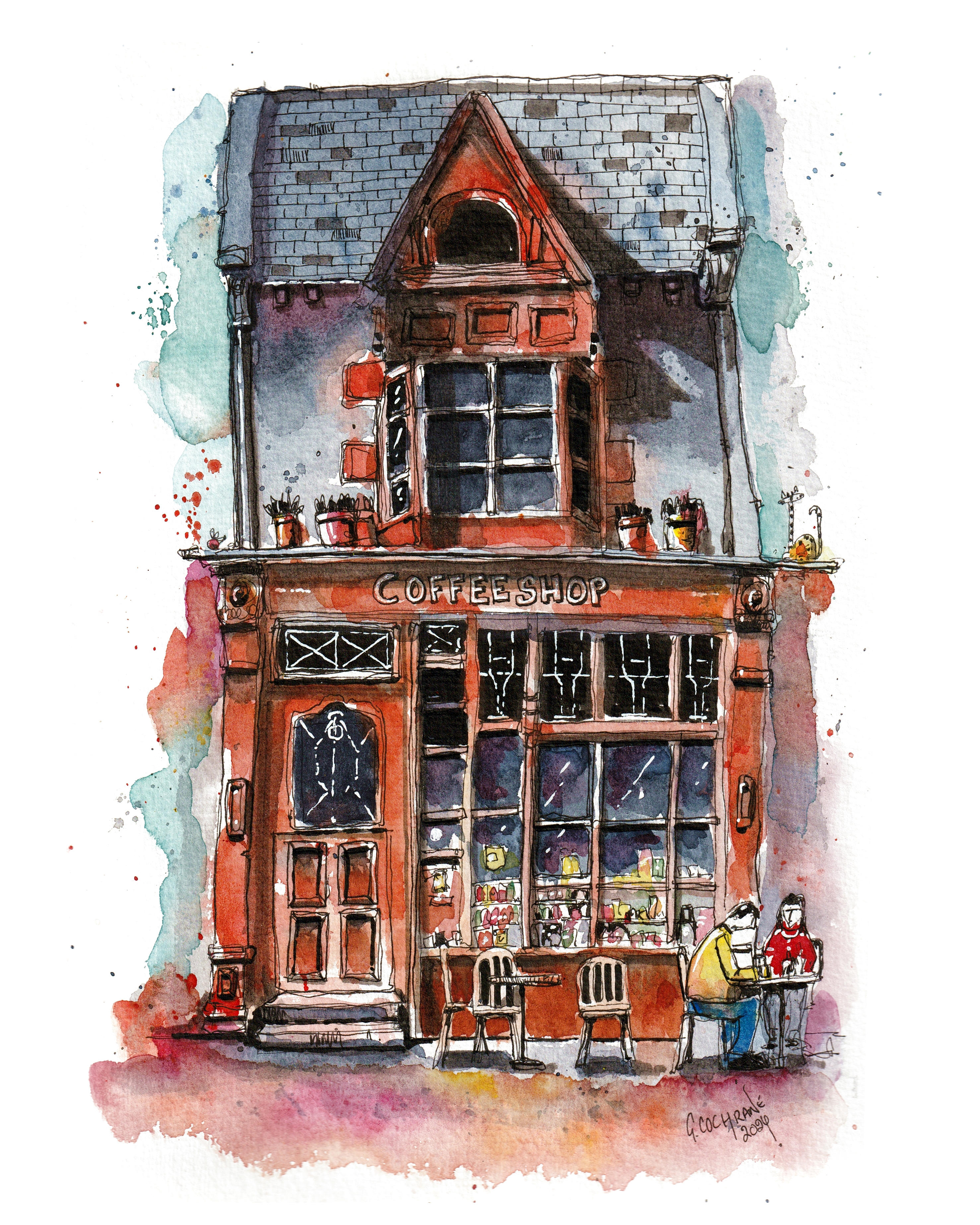 Coffee Shop Art Print