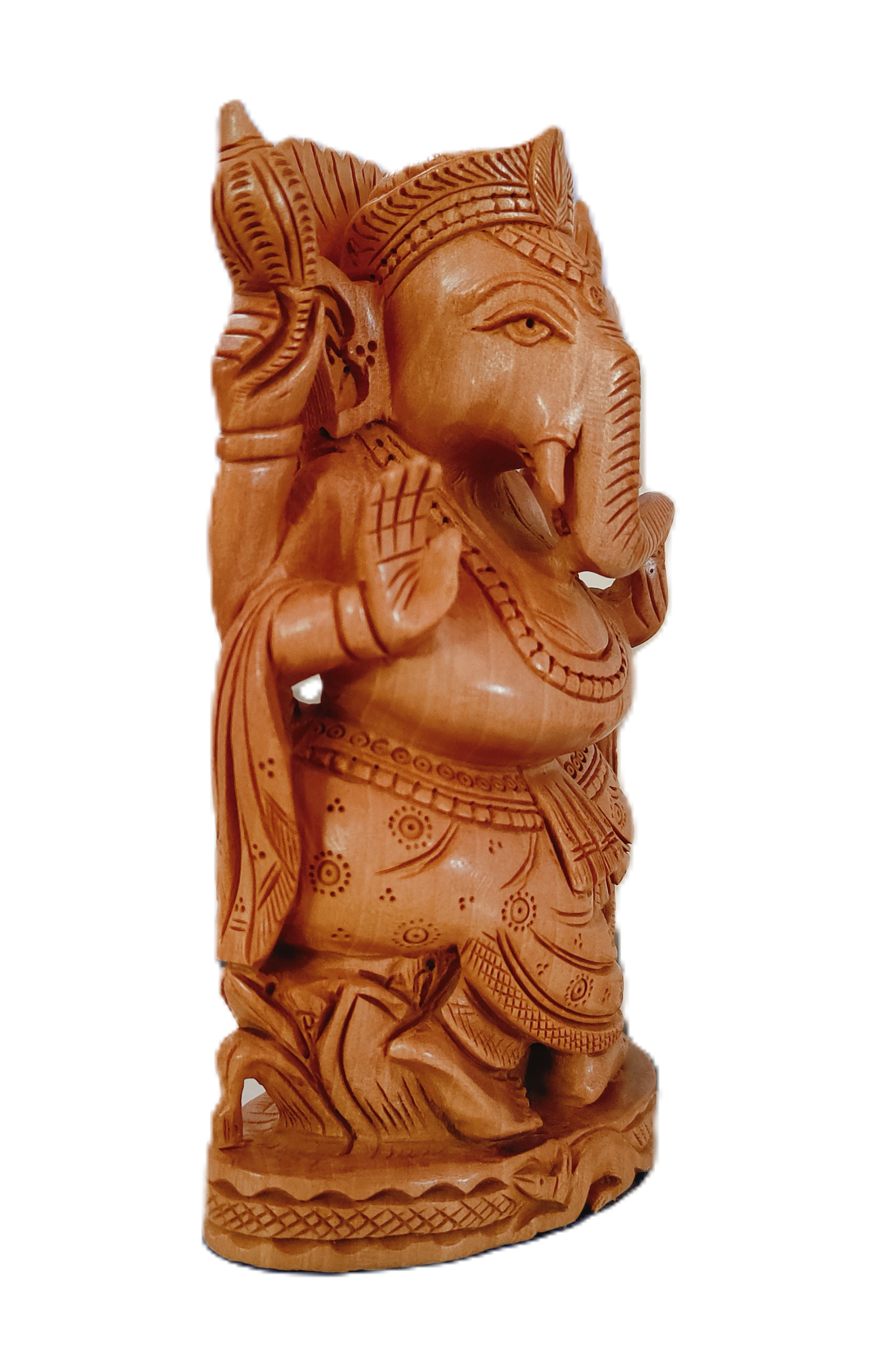 Lord Ganesha Statue, Hindu Religious Ornament for Home and Office Decor 5 inches 