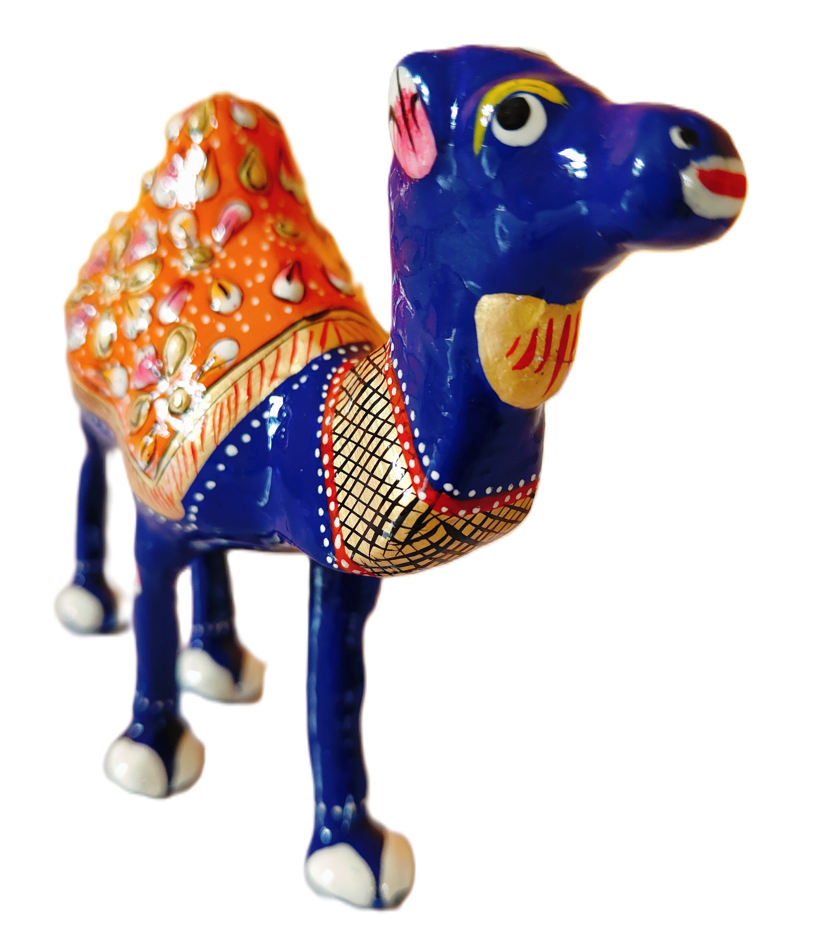 Hand Painted Metal Camel Figurines Home Decor & Gift Set Metal Figurine