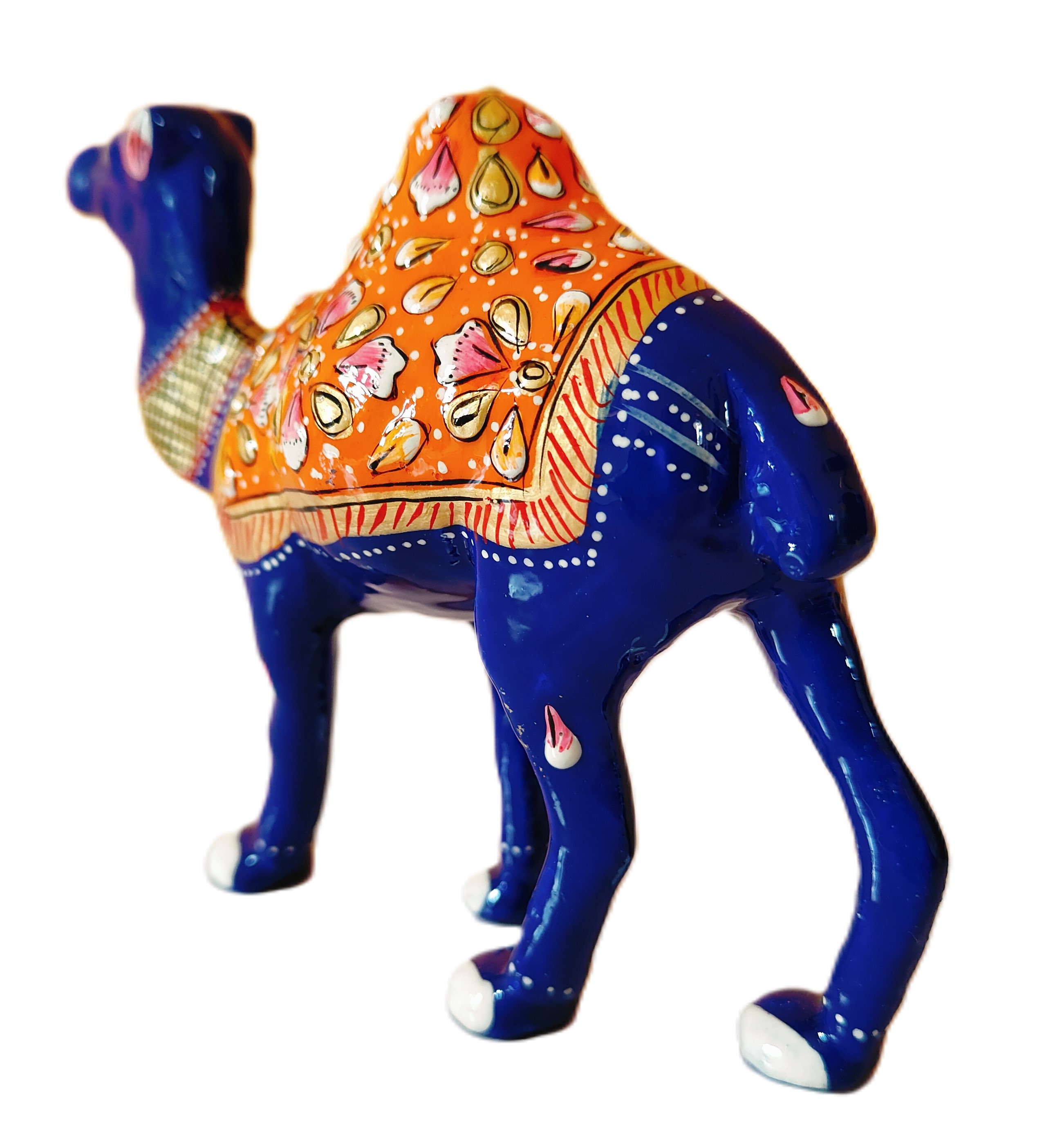Hand Painted Metal Camel Figurines Home Decor & Gift Set Metal Figurine