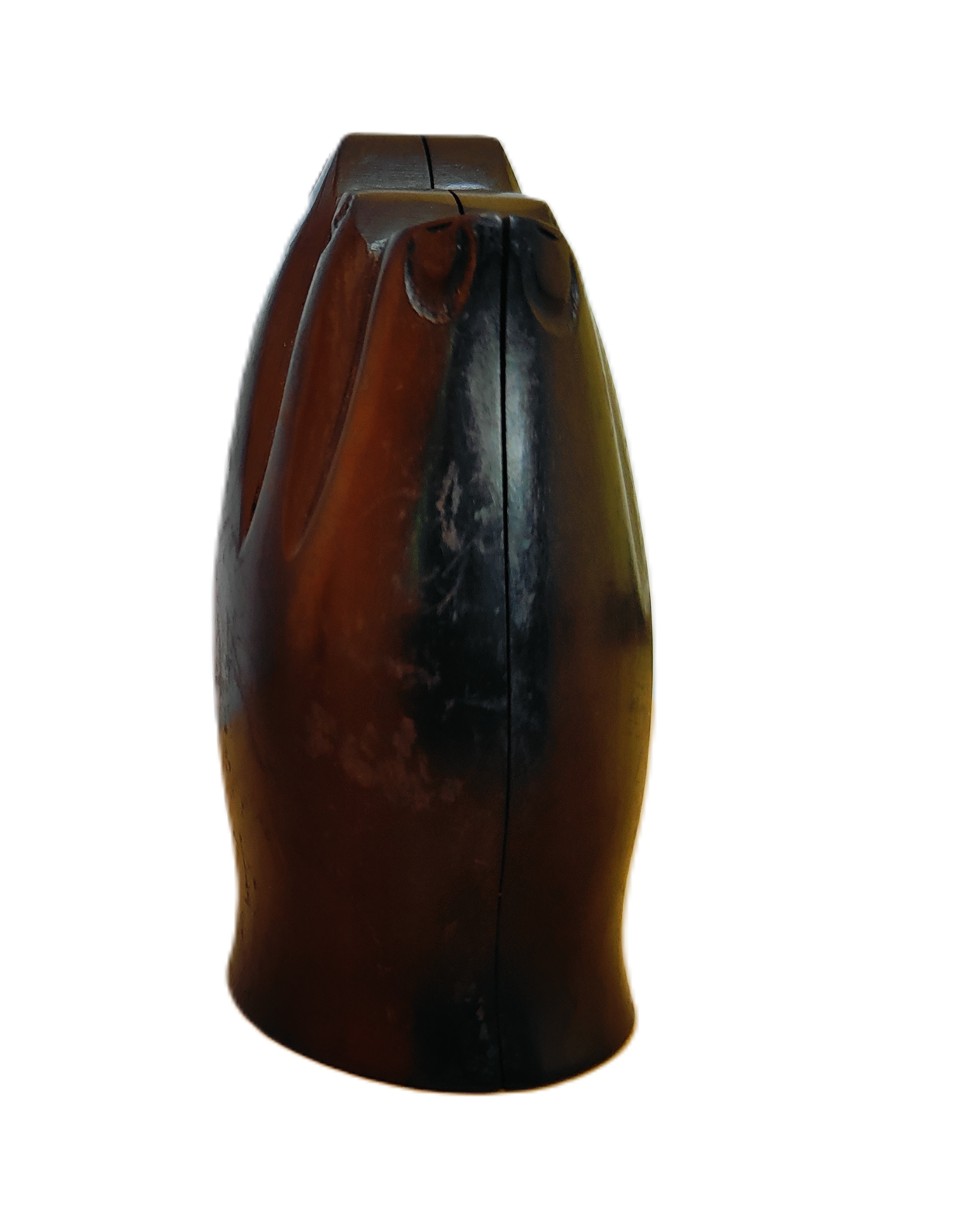 Ebony Wood Namaste Hand with Lord Ganesha and Ram Statue Inside
