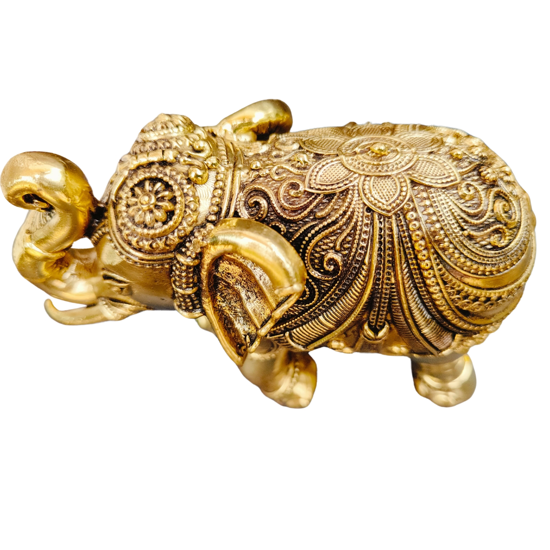 Premium Brass Elephant Statue for Vastu, Home Decor & Good Luck | Buy Antique Pital Hathi Online – Shree Shyam Handicrafts