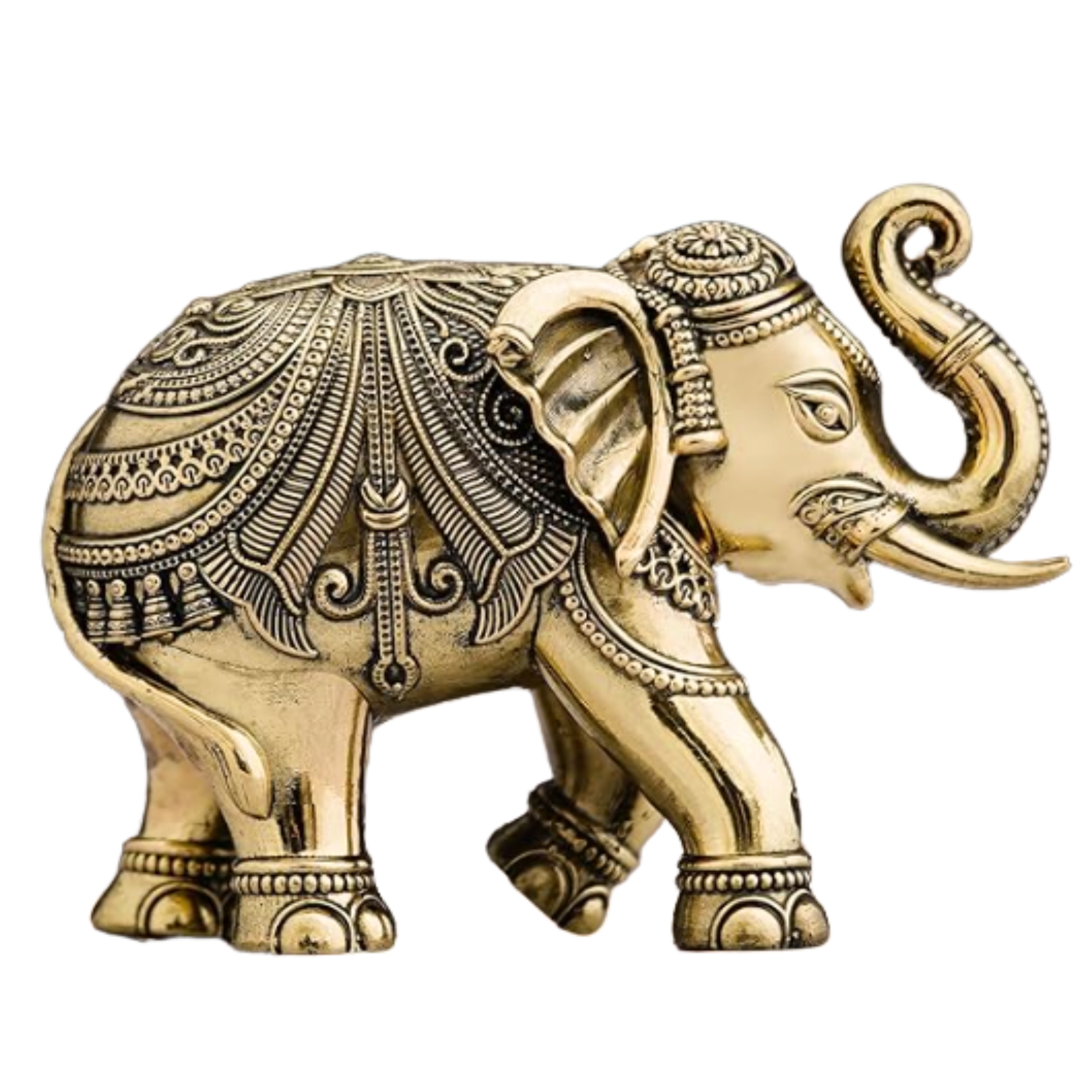 Premium Brass Elephant Statue for Vastu, Home Decor & Good Luck | Buy Antique Pital Hathi Online – Shree Shyam Handicrafts