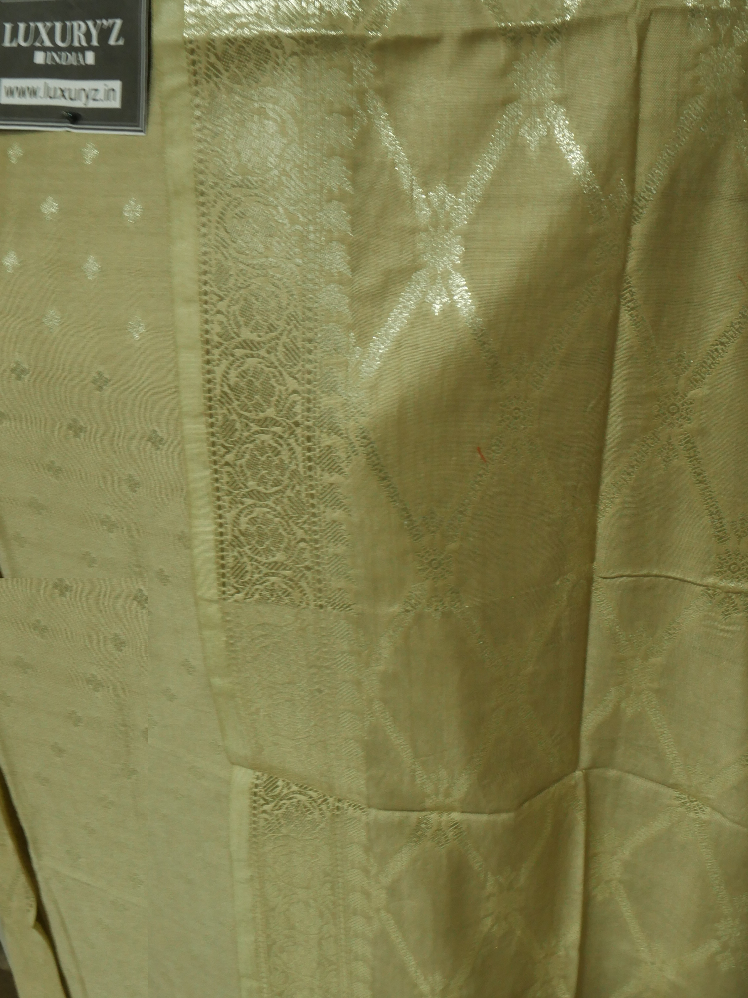 HEAVY HAMMOCK COLOUR BANARASI BUTTER SILK SUIT WITH HEAVY ZARI DUPATTA