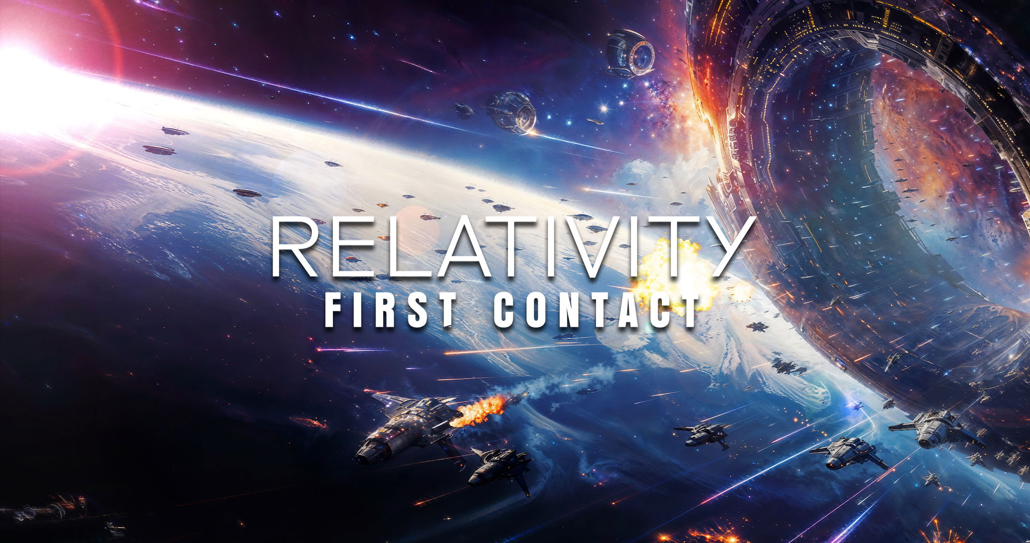 Relativity: First Contact Desktop and Phone Background Bundle