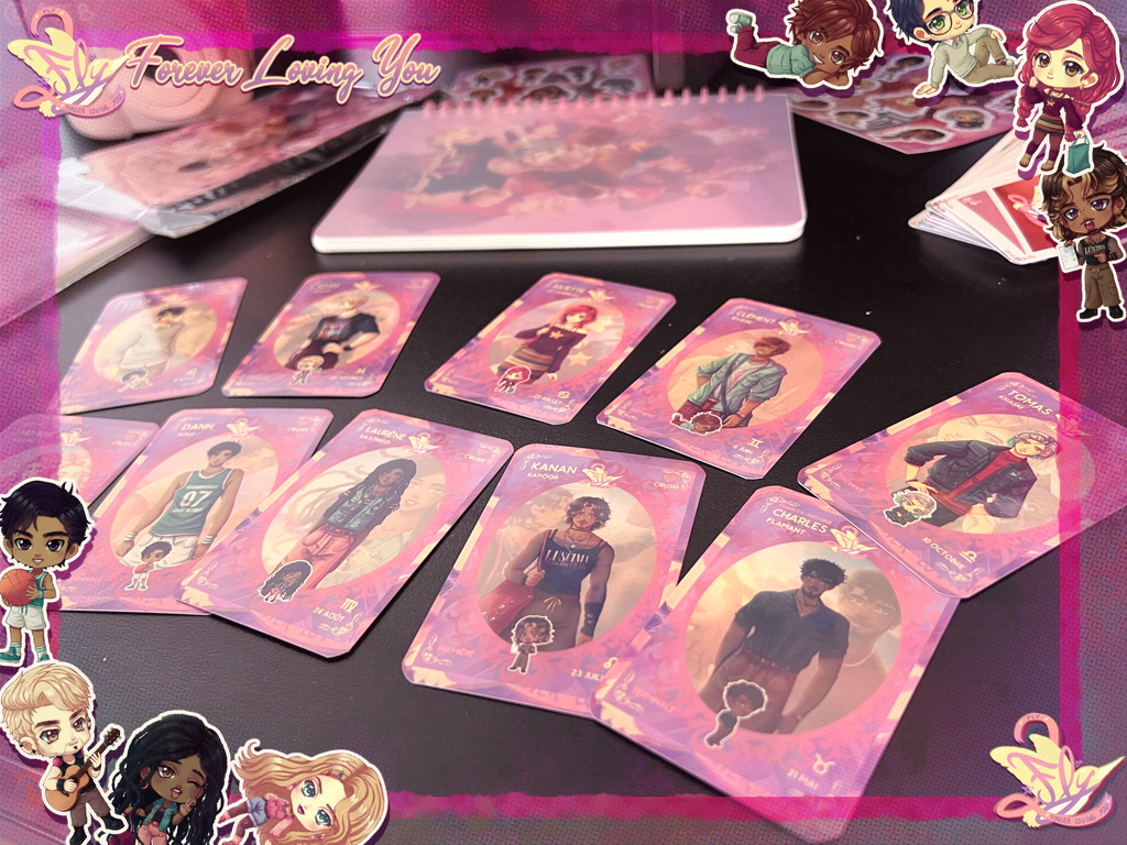 CARTE À COLLECTIONNER HOLOGRAPHIQUE FLY : FOREVER LOVING YOU