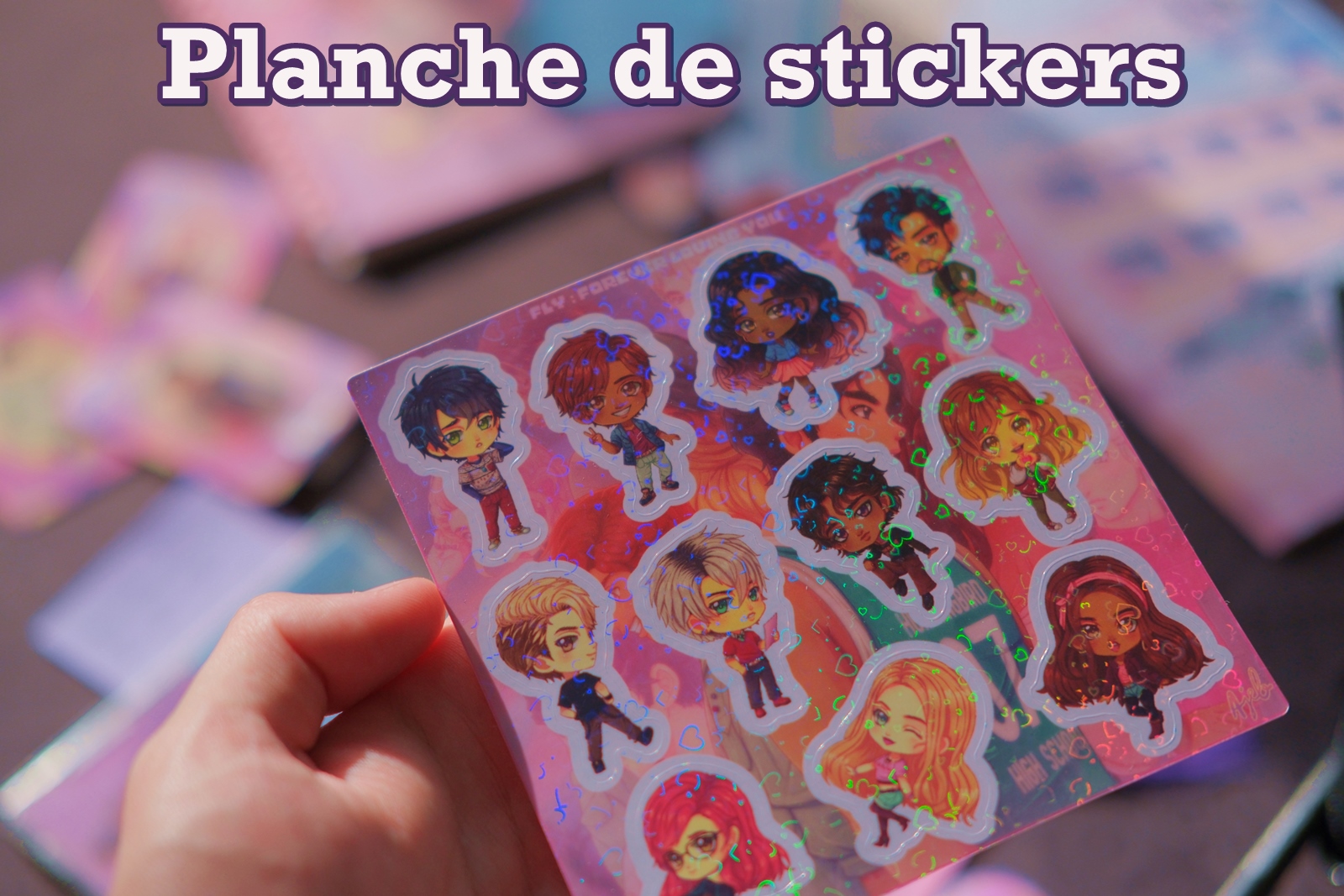 PLANCHE DE STICKERS - FLY : FOREVER LOVING YOU