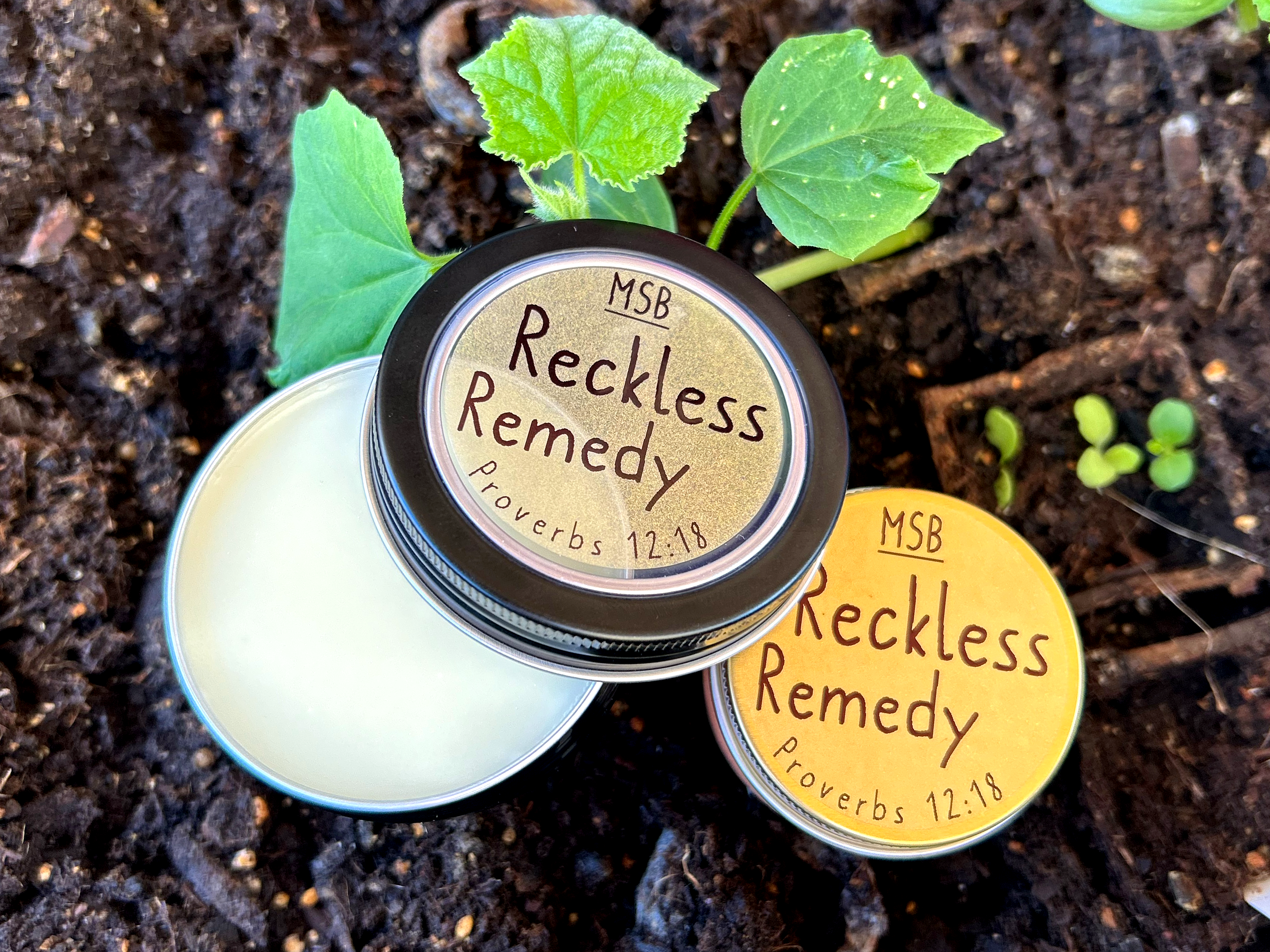 Reckless Remedy (Antibiotic ointment-Similar to Neosporin without the toxic chemicals)
