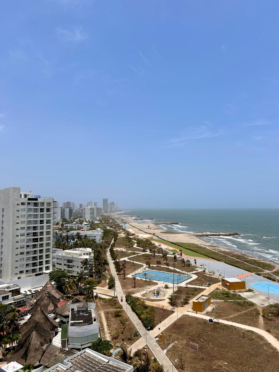 Moderno apartamento en Cartagena para venta, amoblado CO$600.000.000
