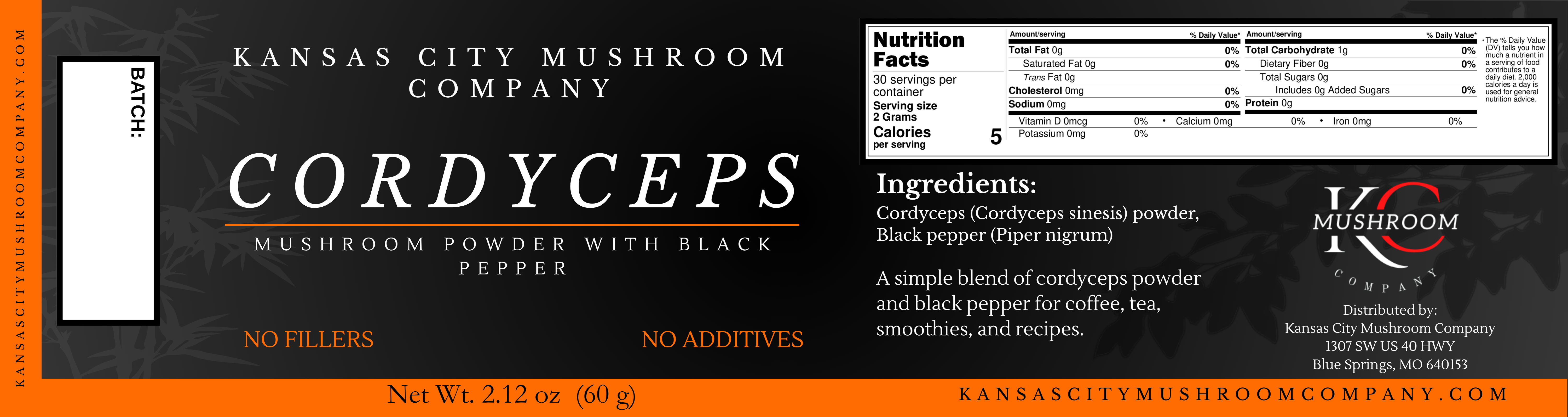 Cordyceps Mushroom Powder