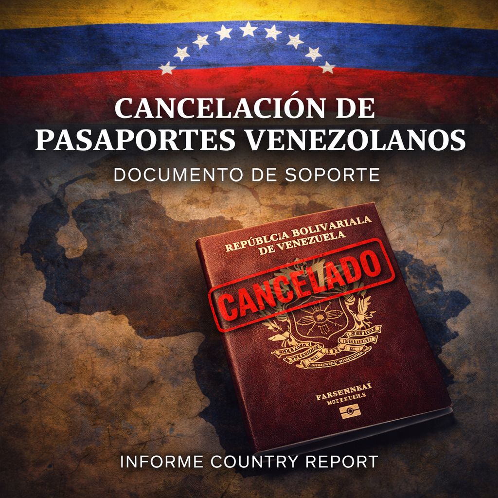 CANCELACIÓN DE PASAPORTES CEJIL COUNTRY REPORT