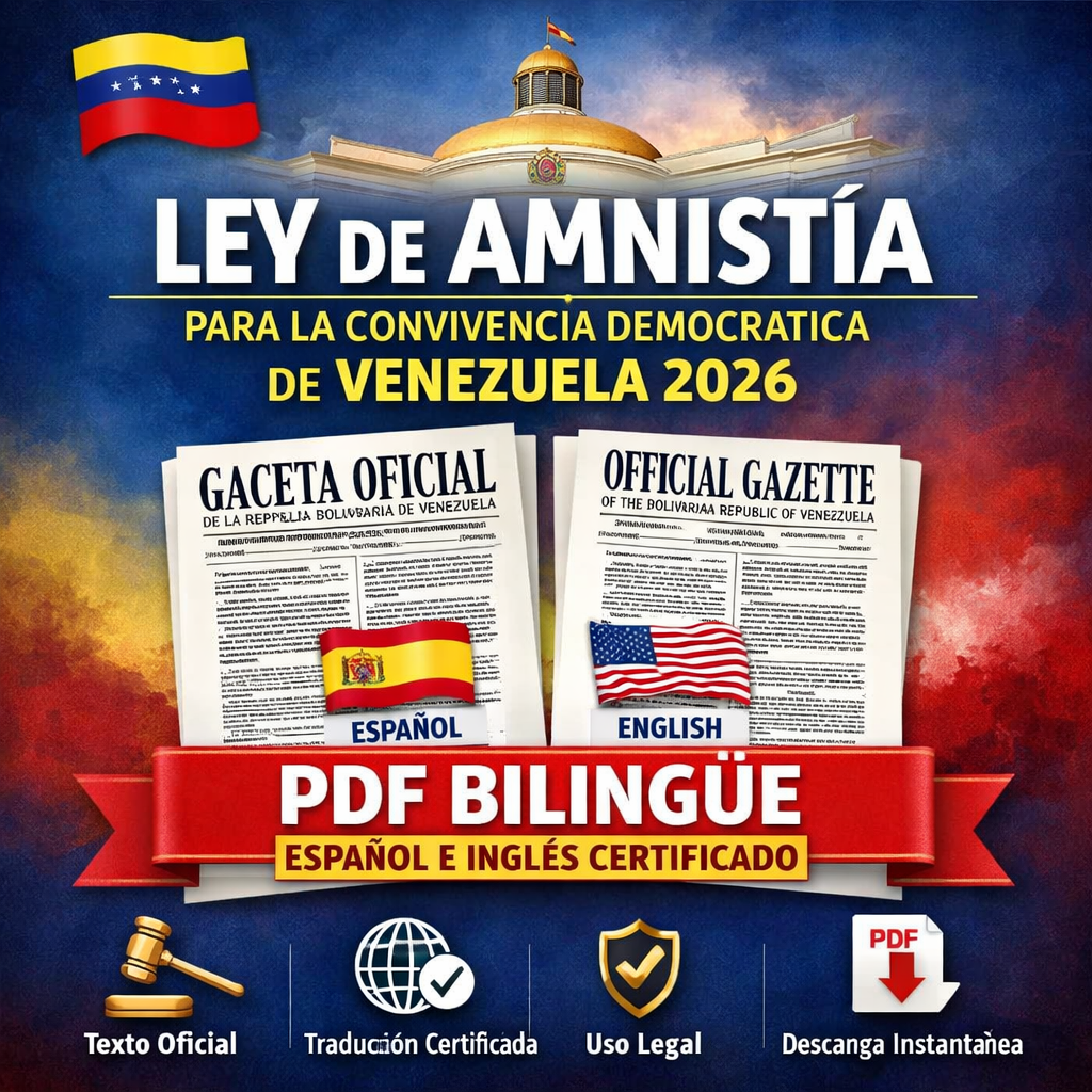 LEY DE AMNISTIA (2026) -Amnesty Law for Democratic Coexistence (2026).