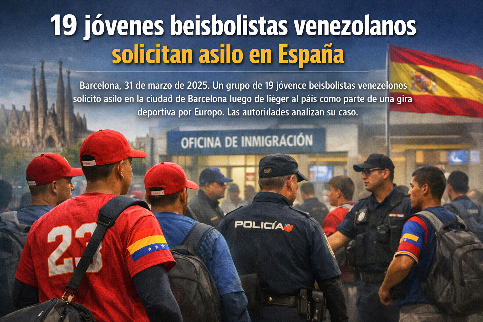 News Digital Asset: Venezuelan Baseball Players Seek Asylum in Spain