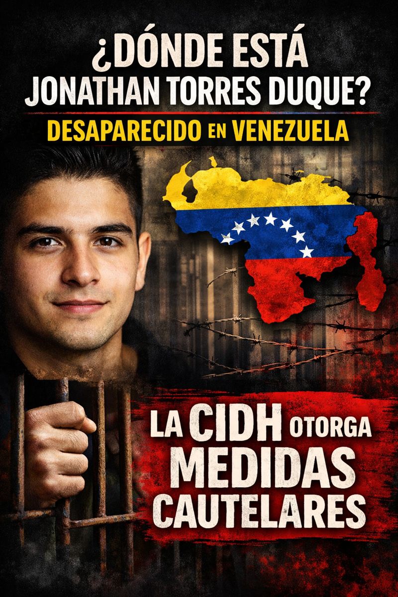 Digital Awareness Poster: Disappearance in Venezuela