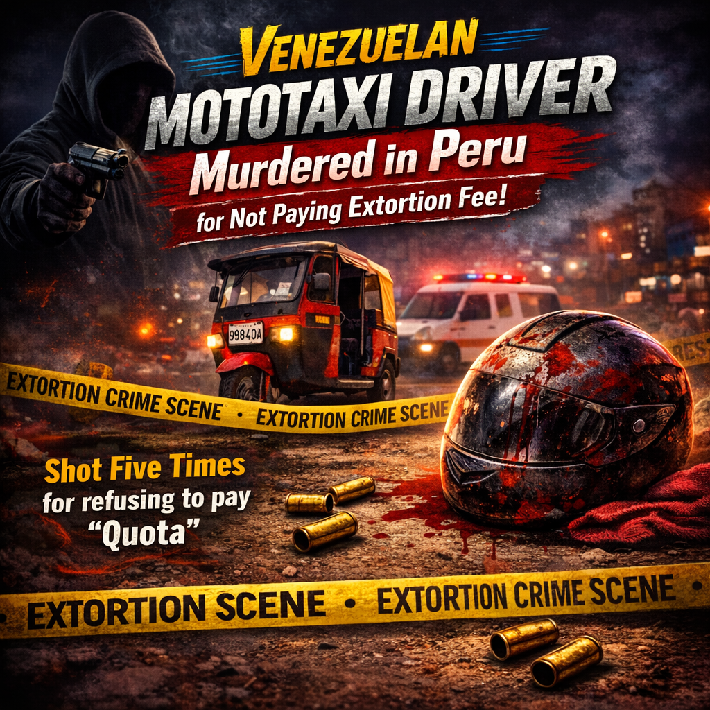 new article-Venezuelan Mototaxi Driver Murdered in Peru