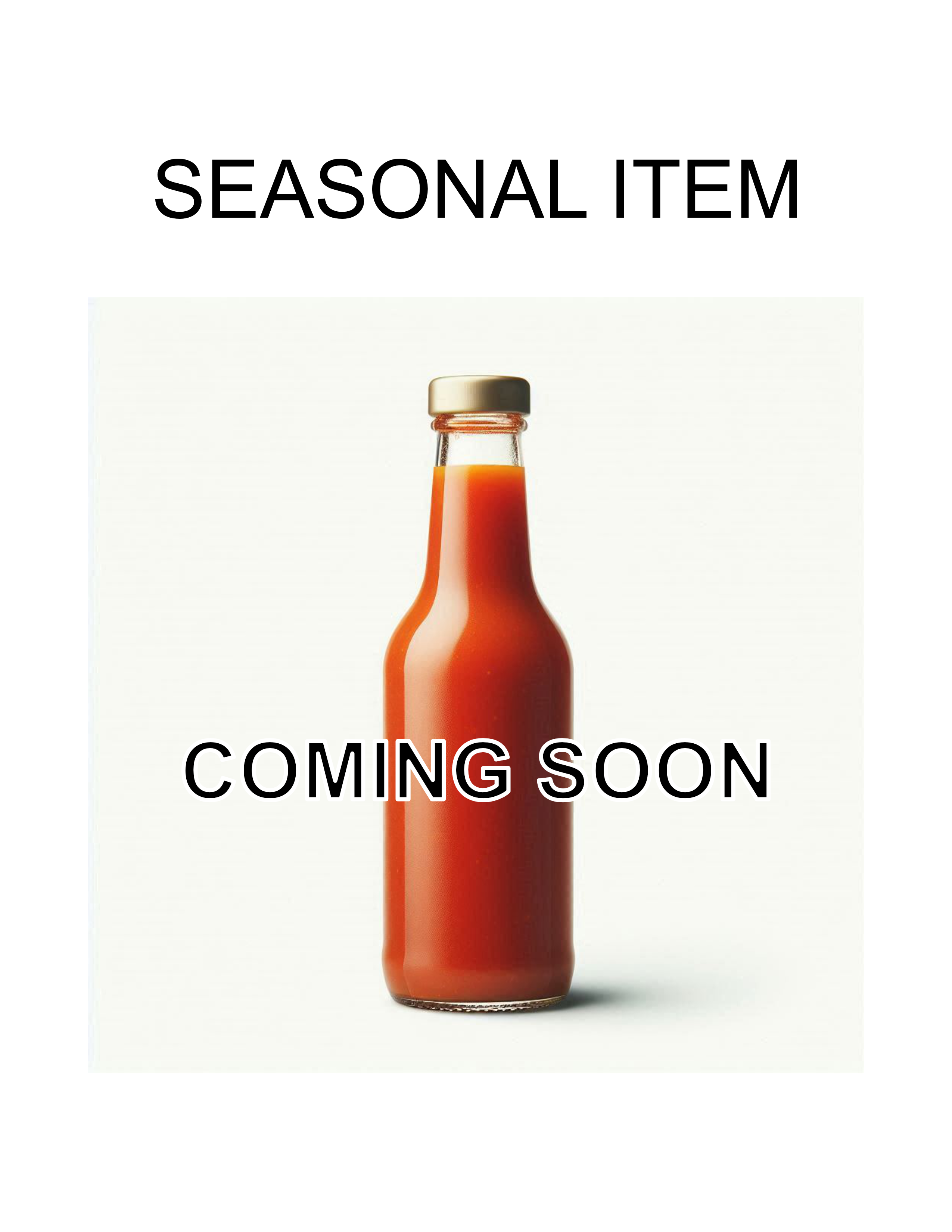 Seasonal Hot Sauce