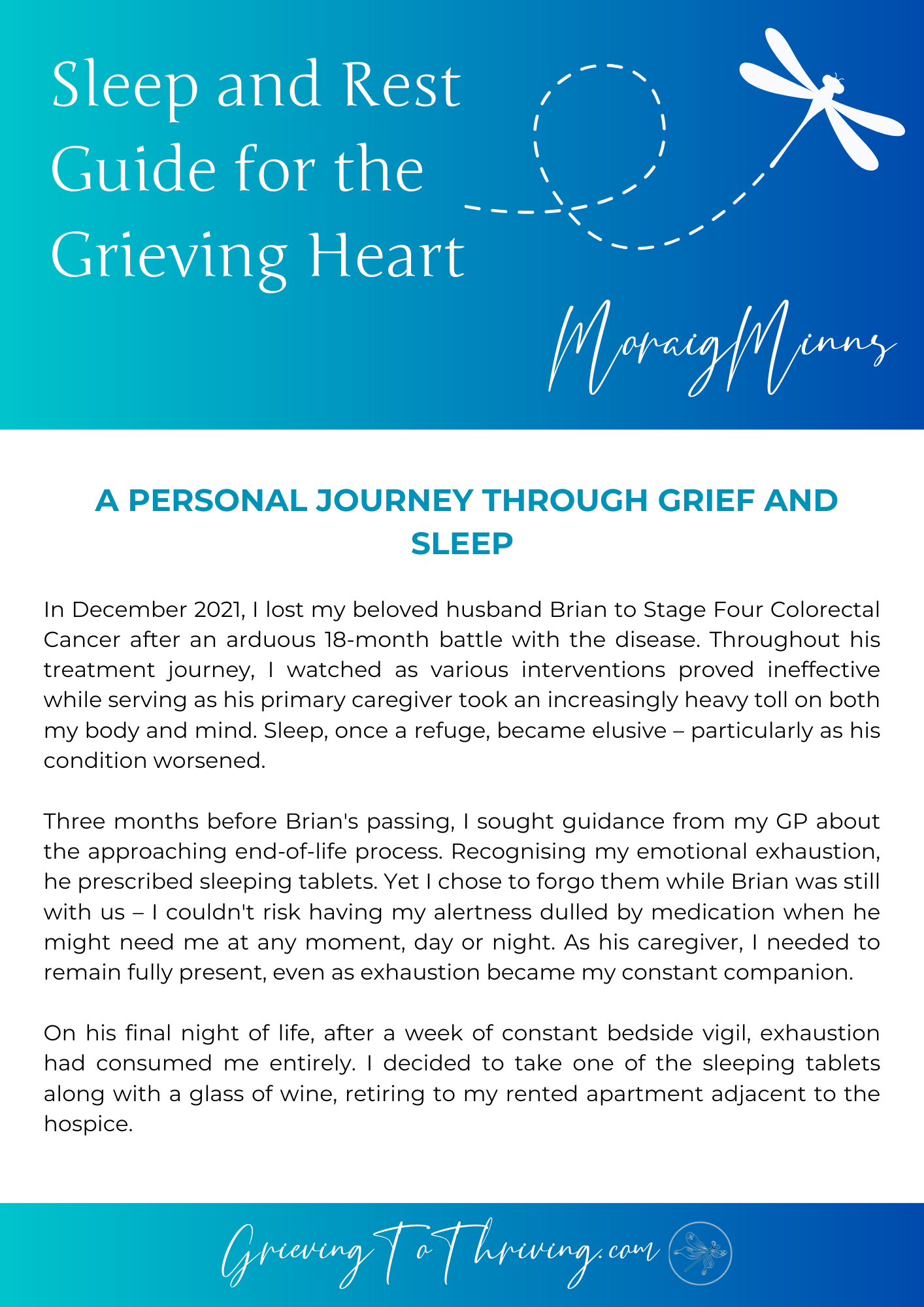 Sleep and Rest for the Grieving Heart