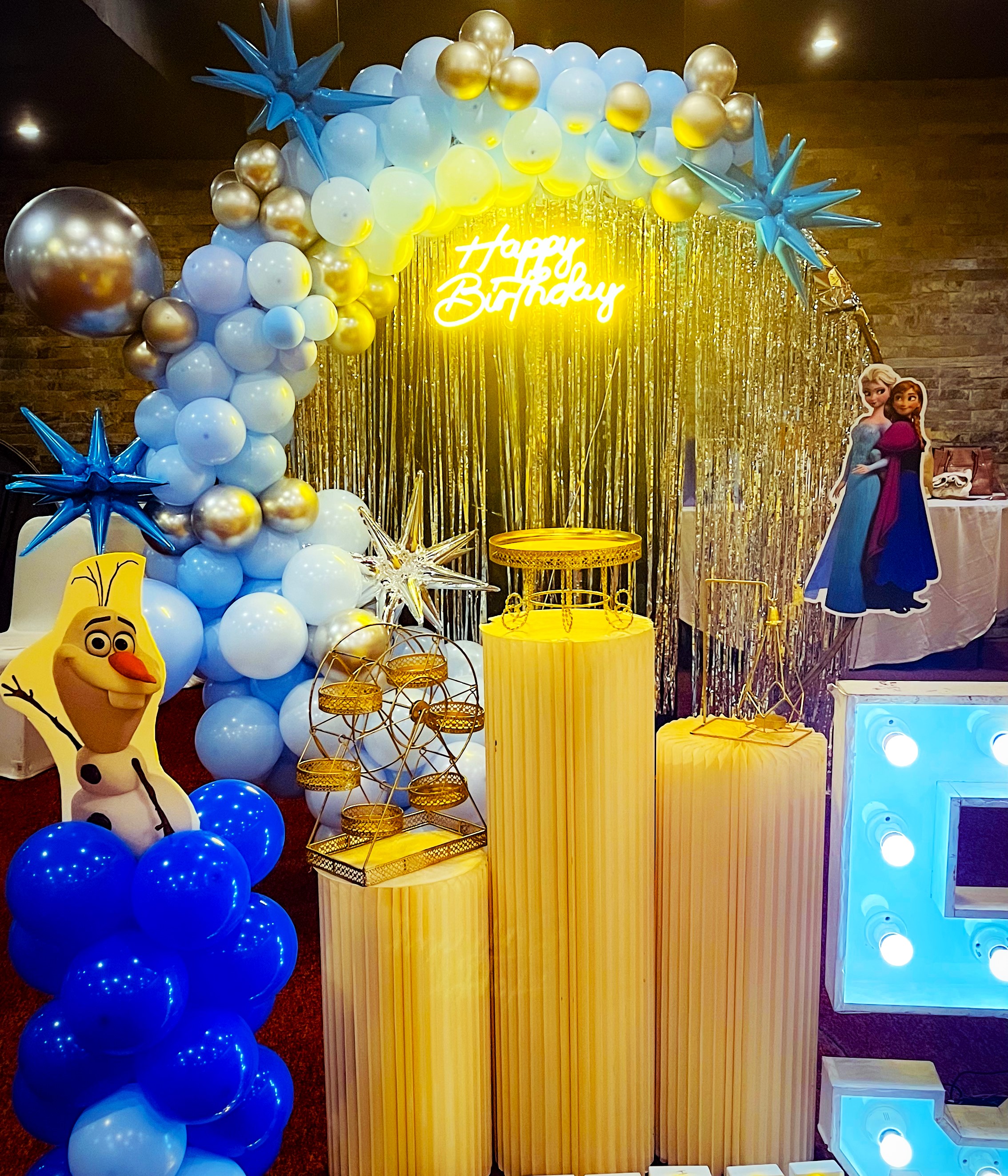 Frozen Theme Decoration