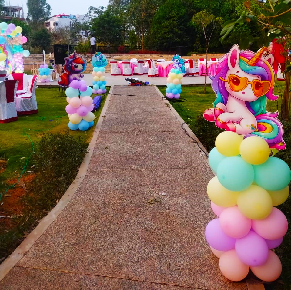 Unicorn Theme Party Land