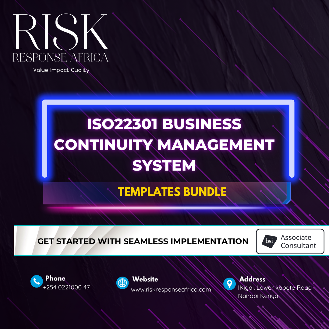 ISO22301 Business Continuity Management System Templates Bundle