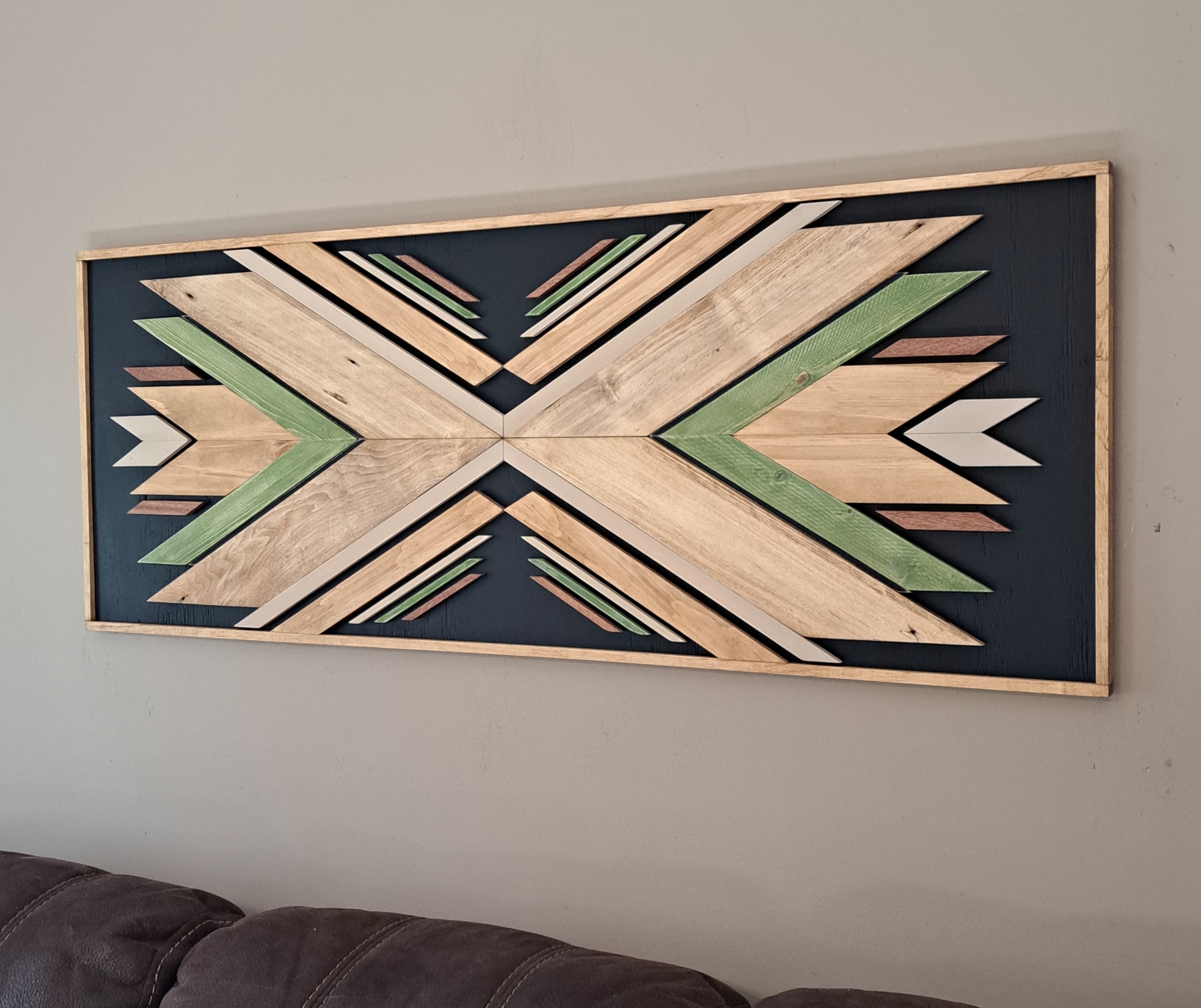 Reclaimed Pallet  Wood Southwestern Design Wall Art ~ SOLD
