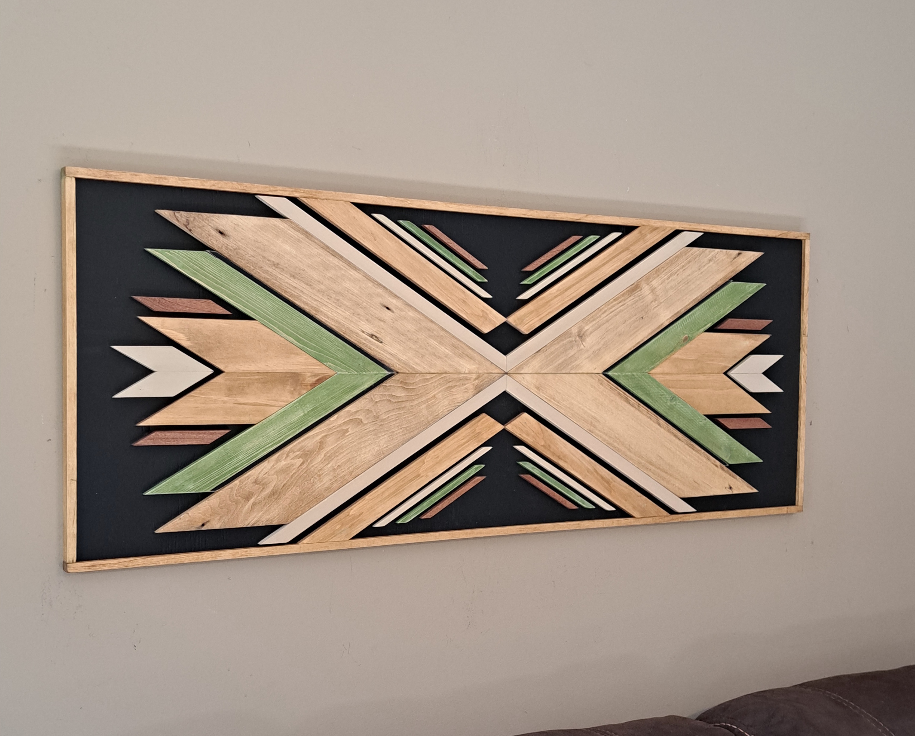 Reclaimed Pallet  Wood Southwestern Design Wall Art ~ SOLD