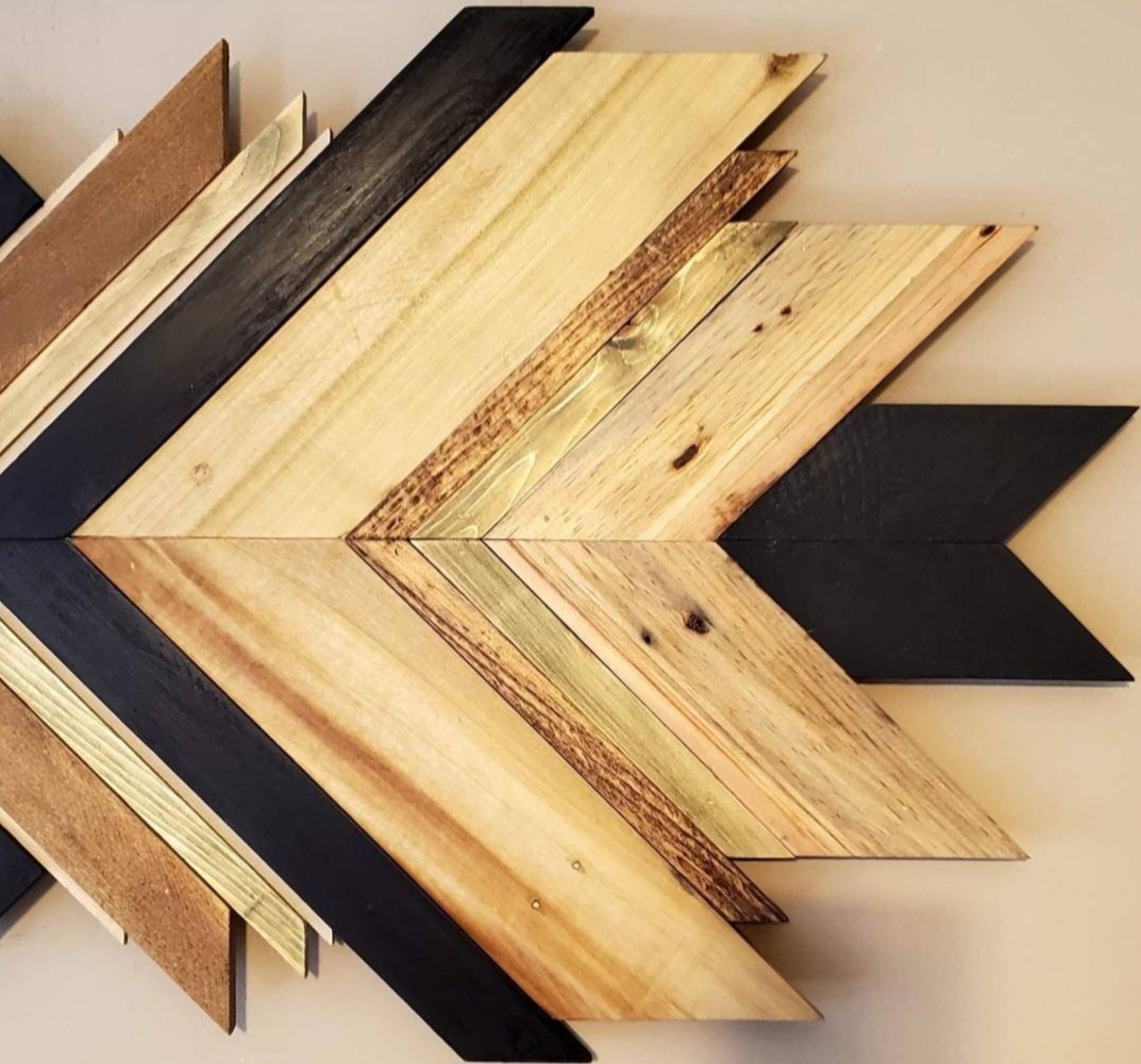 Reclaimed Pallet Wood Wall Art ~ Unique Design