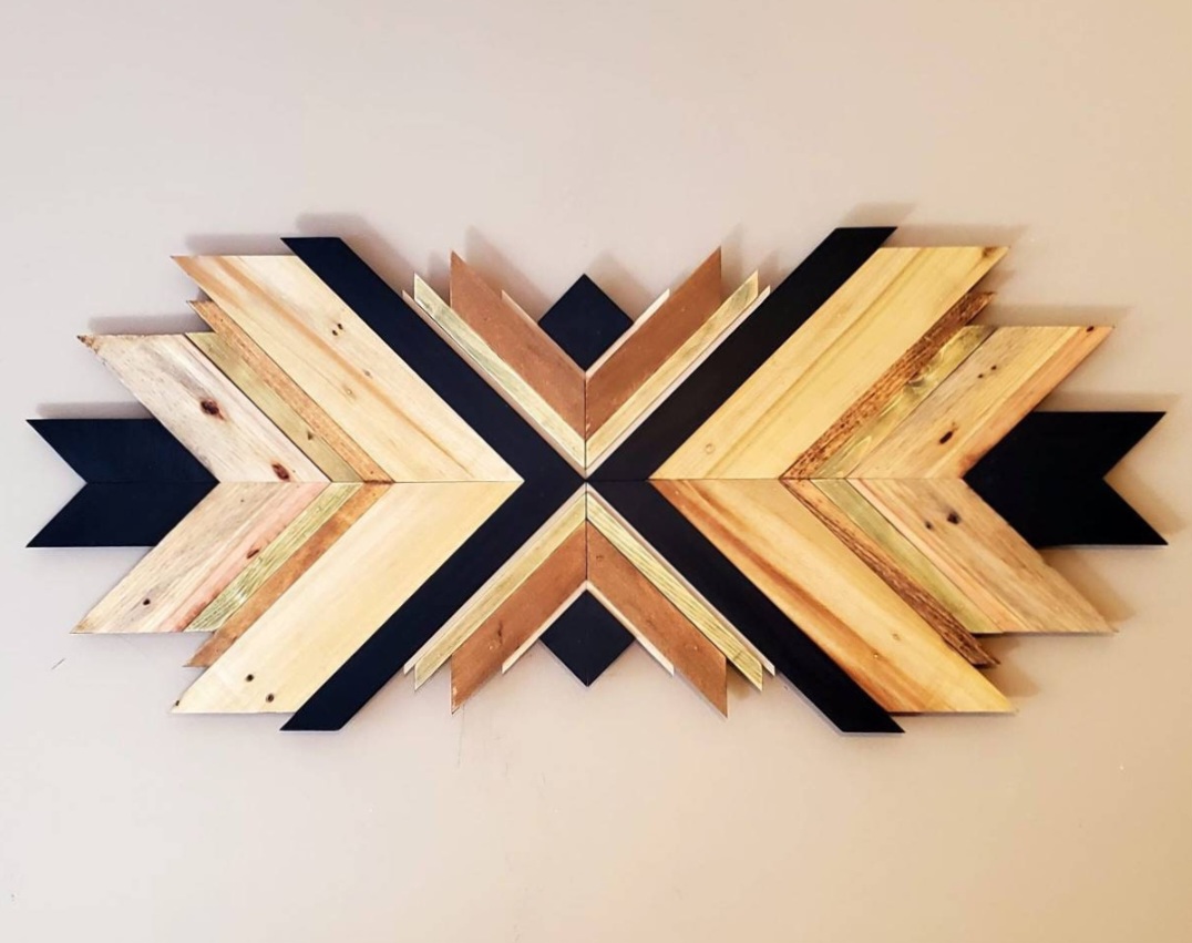 Reclaimed Pallet Wood Wall Art ~ Unique Design