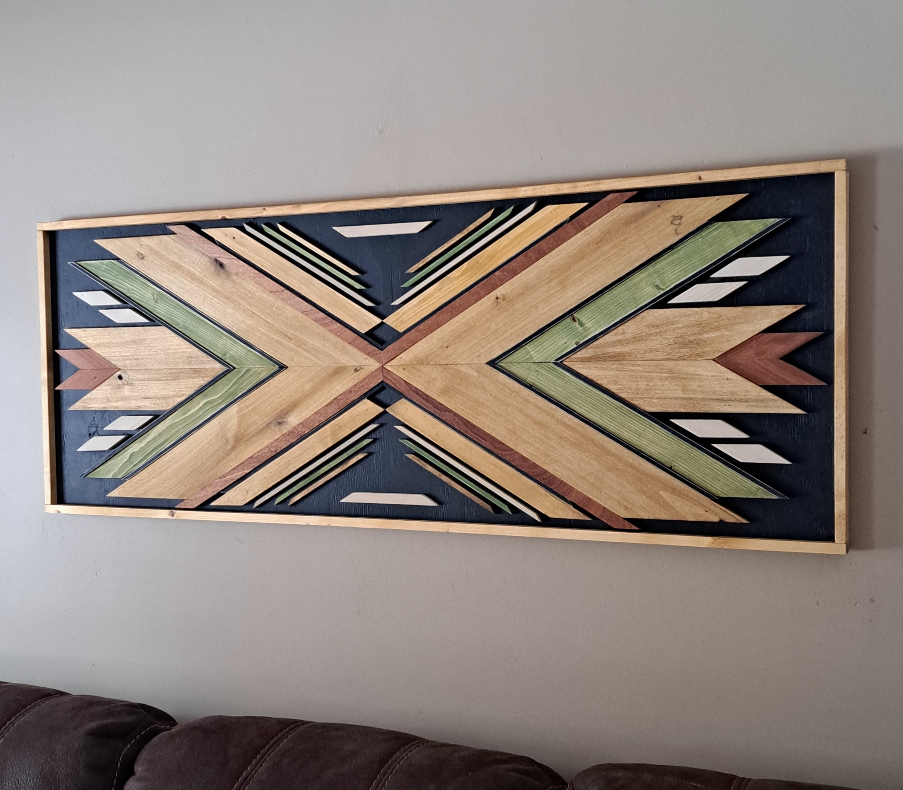 Reclaimed Pallet Wood Southwestern Design Wall Art