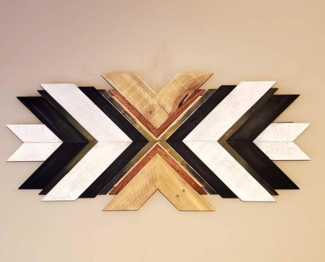 Reclaimed Pallet Wood Wall Art