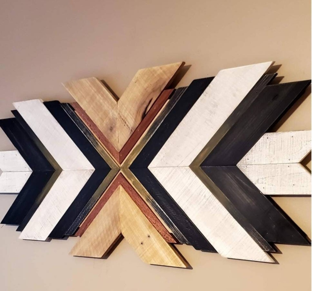 Reclaimed Pallet Wood Wall Art