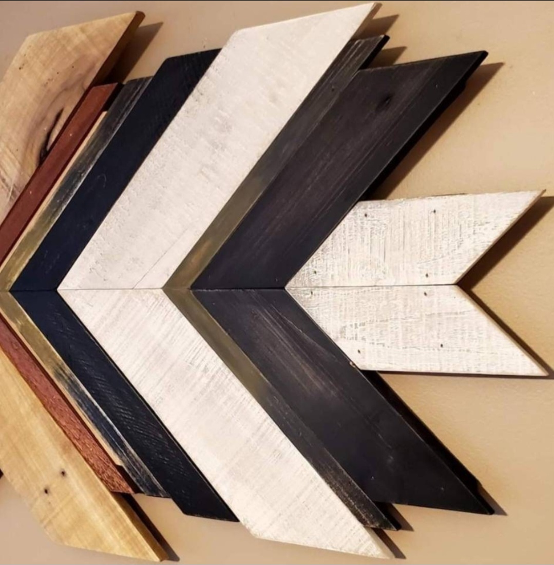 Reclaimed Pallet Wood Wall Art